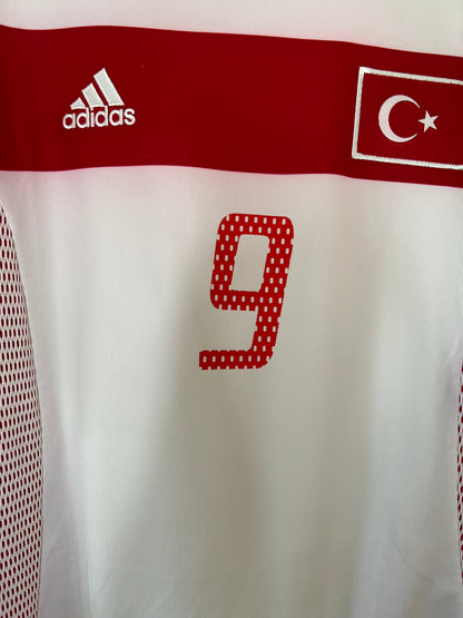 Turkey 2002 World Cup Home Shirt Hakan Sukur #9 Medium