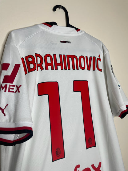 AC Milan 2022-23 UCL Away Shirt Ibrahimovic #11 Large