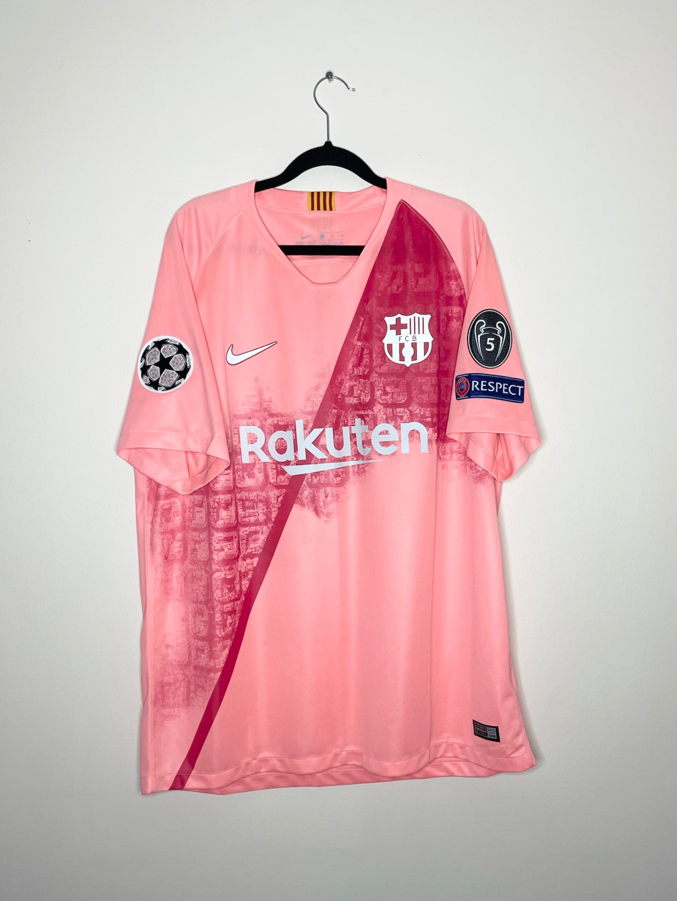 FC Barcelona 2018-19 UCL Third Shirt Messi #10 XL