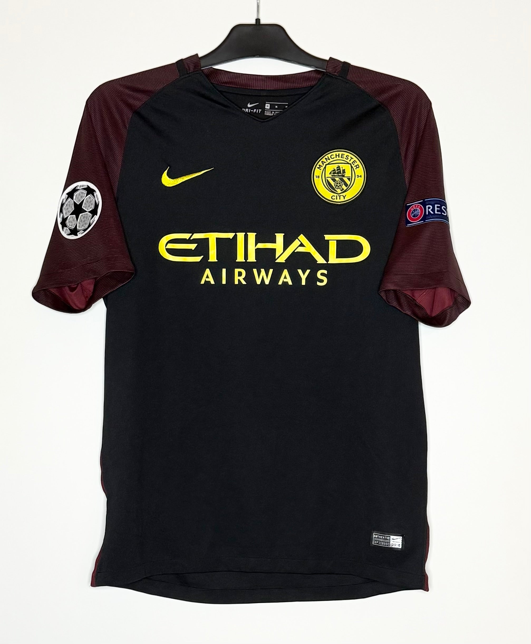 Manchester City 2016-17 UCL Bortatröja De Bruyne #17 Medium