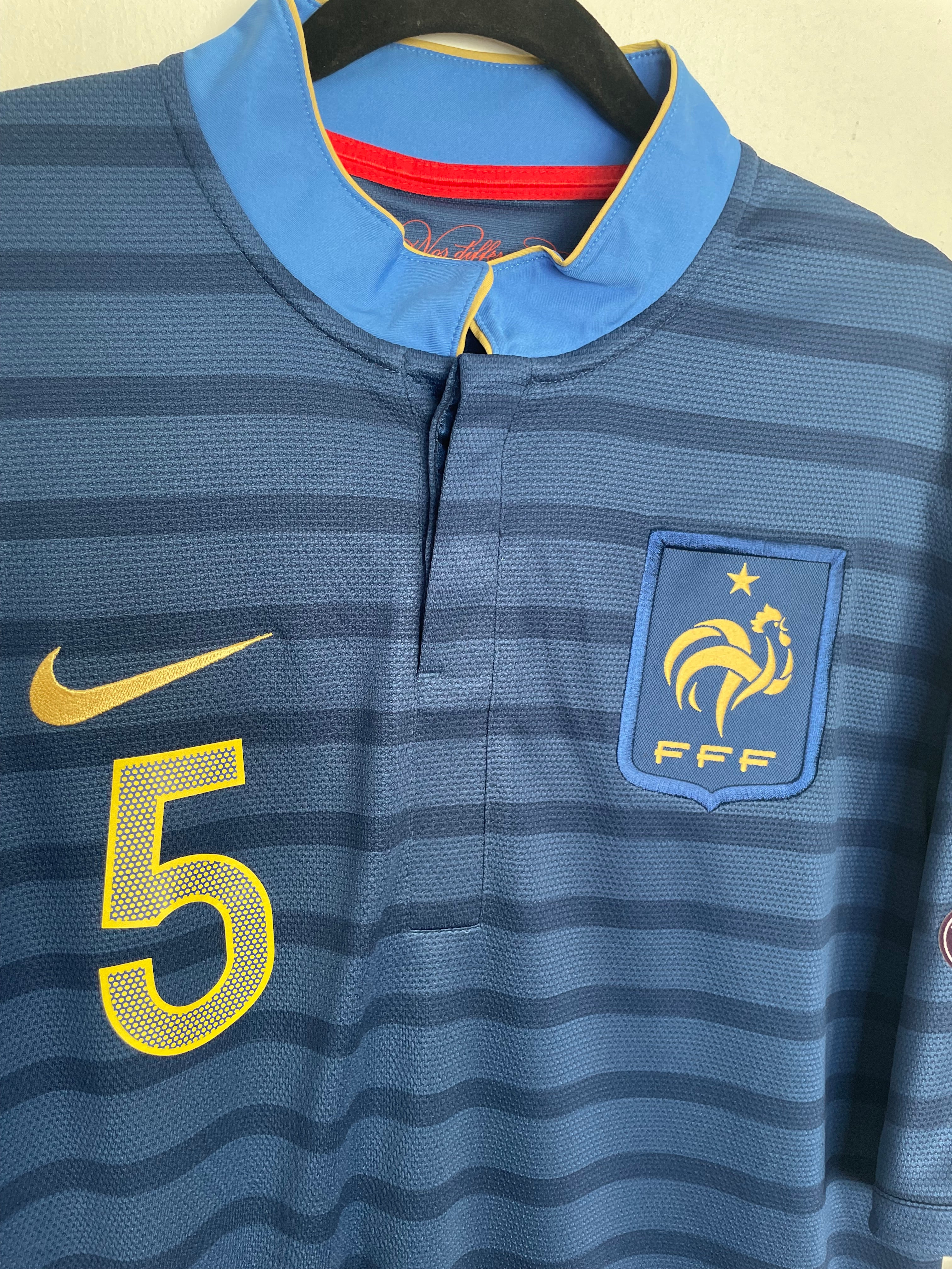 France 2012 EURO BNWT Home Shirt Mexes #5 Medium