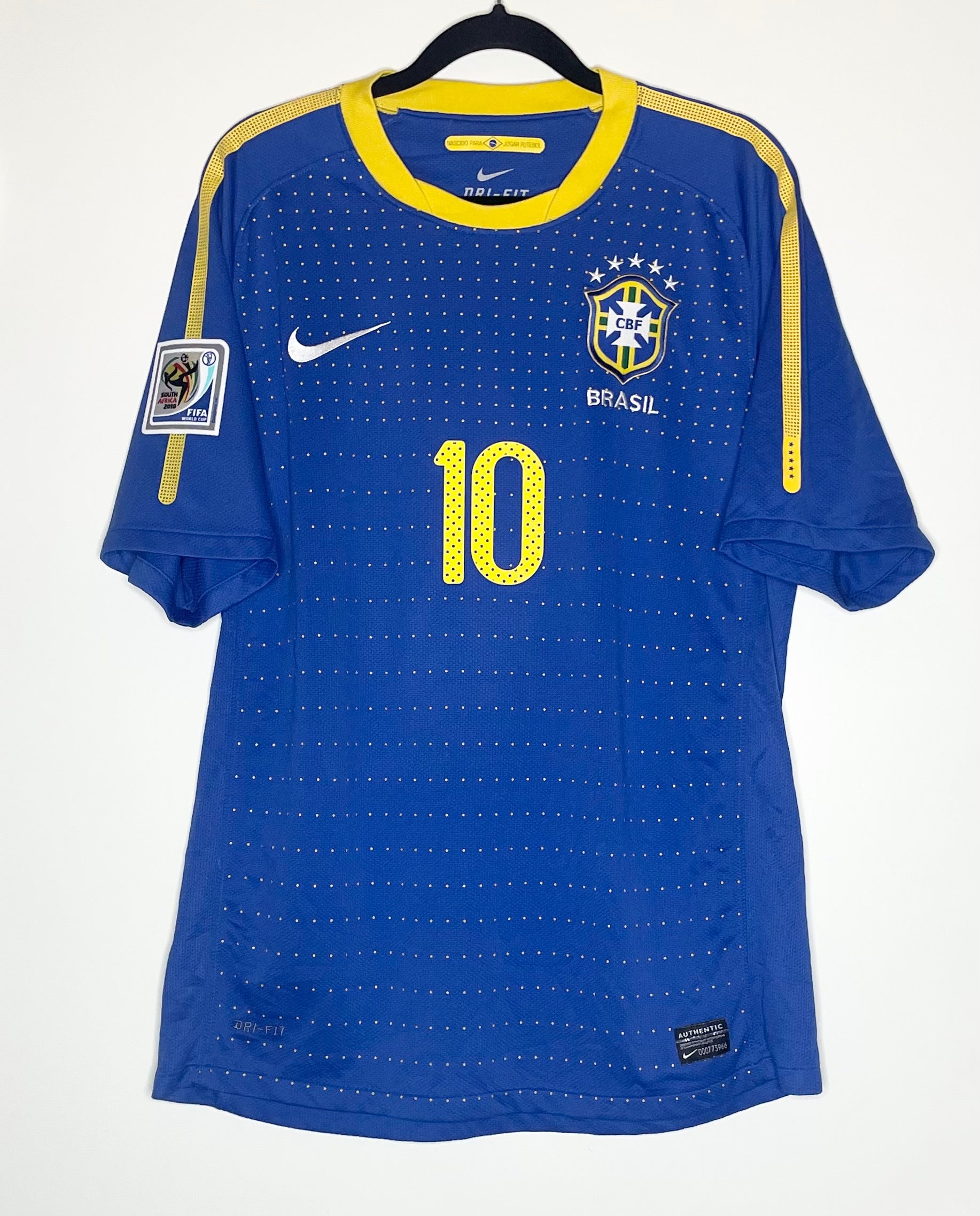 Brasilien VM 2010 Bortatröja Kaká #10 Medium