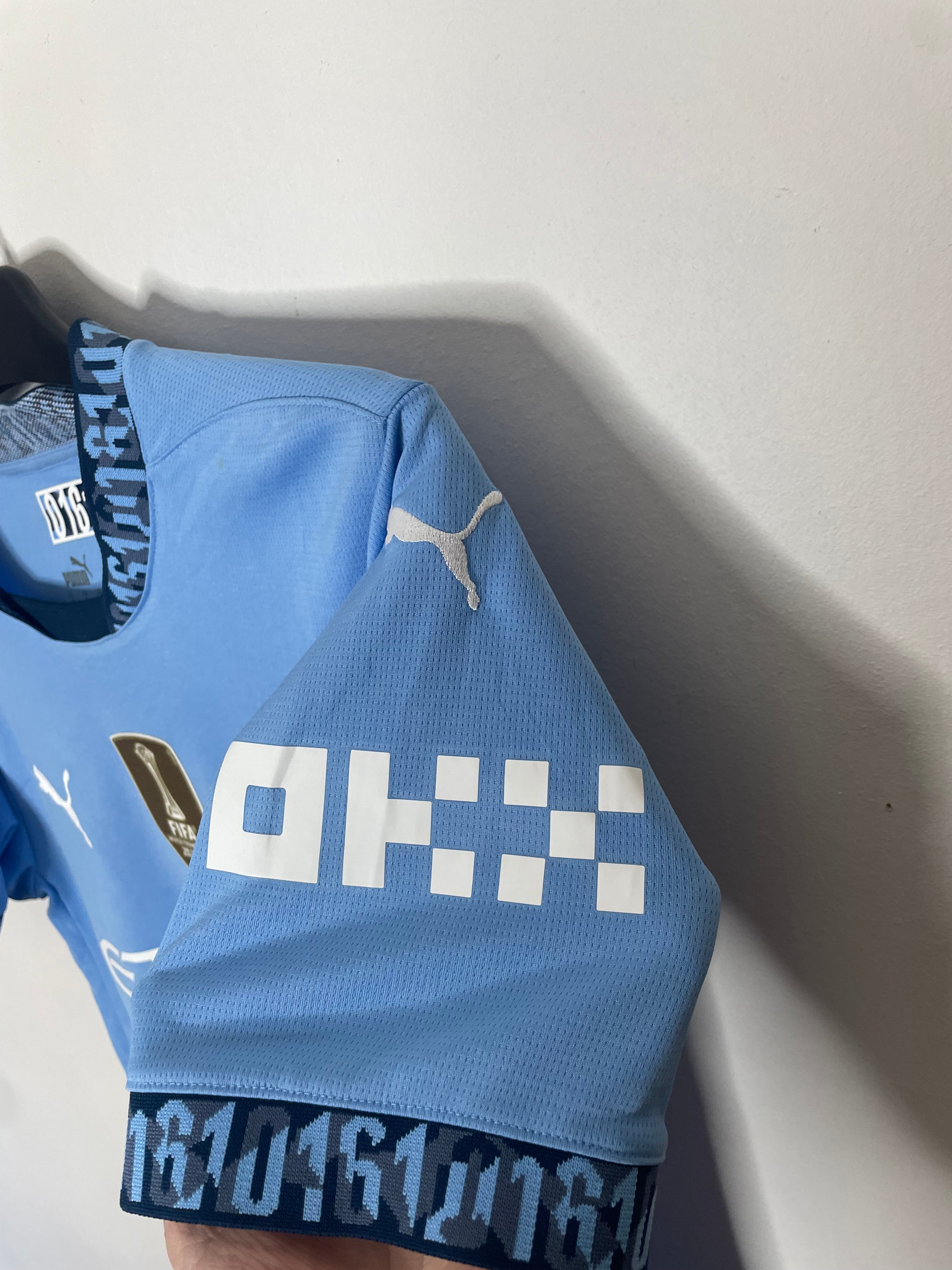 Manchester City 2024-25 UCL Home Shirt Haaland #9 Small