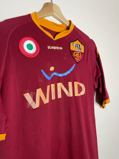 AS Roma 2007-08 Home Shirt Totti #10 Large