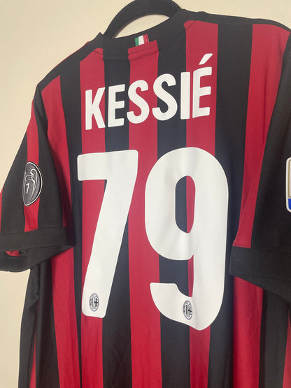 AC Milan 2017-18 Home Shirt Kessie #79 XL