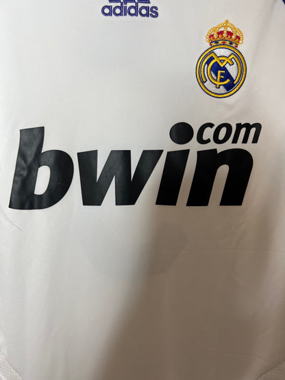 Real Madrid 2007-08 Home Shirt Cannavaro #5 Small