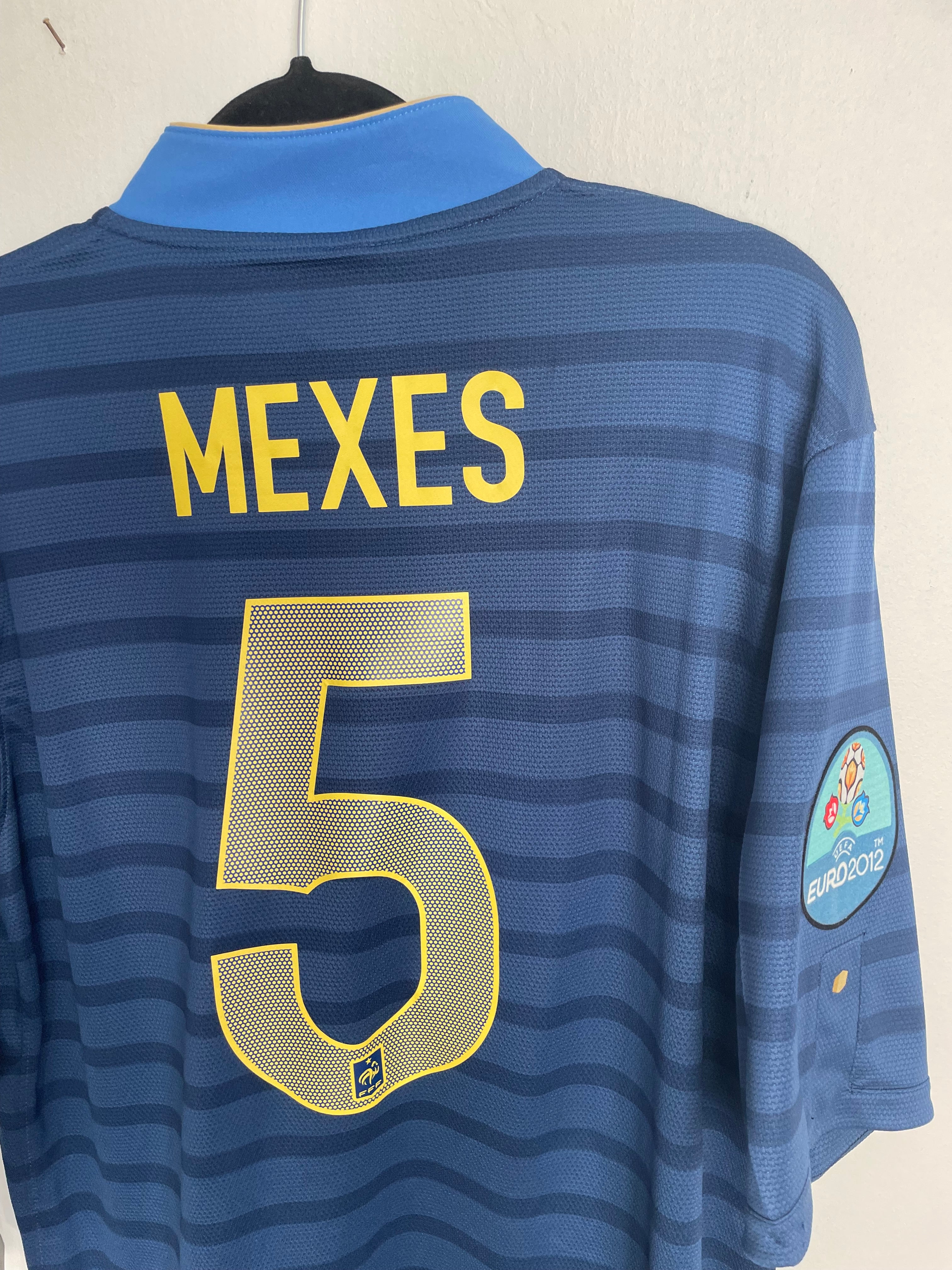 France 2012 EURO BNWT Home Shirt Mexes #5 Medium