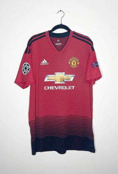 Manchester United 2018-19 Home Shirt UCL Rashford #10 Medium