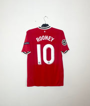 Manchester United 2011-12 UCL Home Shirt Rooney #10 Medium