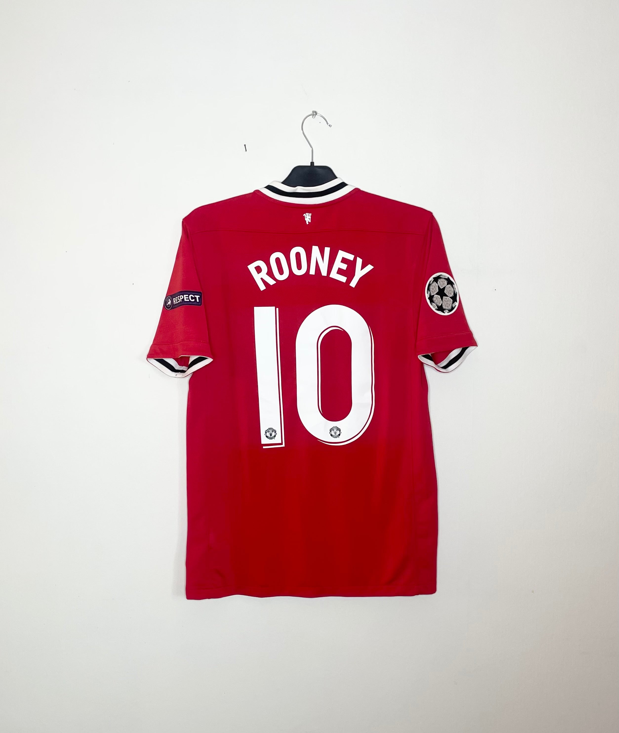 Manchester United 2011-12 UCL Home Shirt Rooney #10 Medium