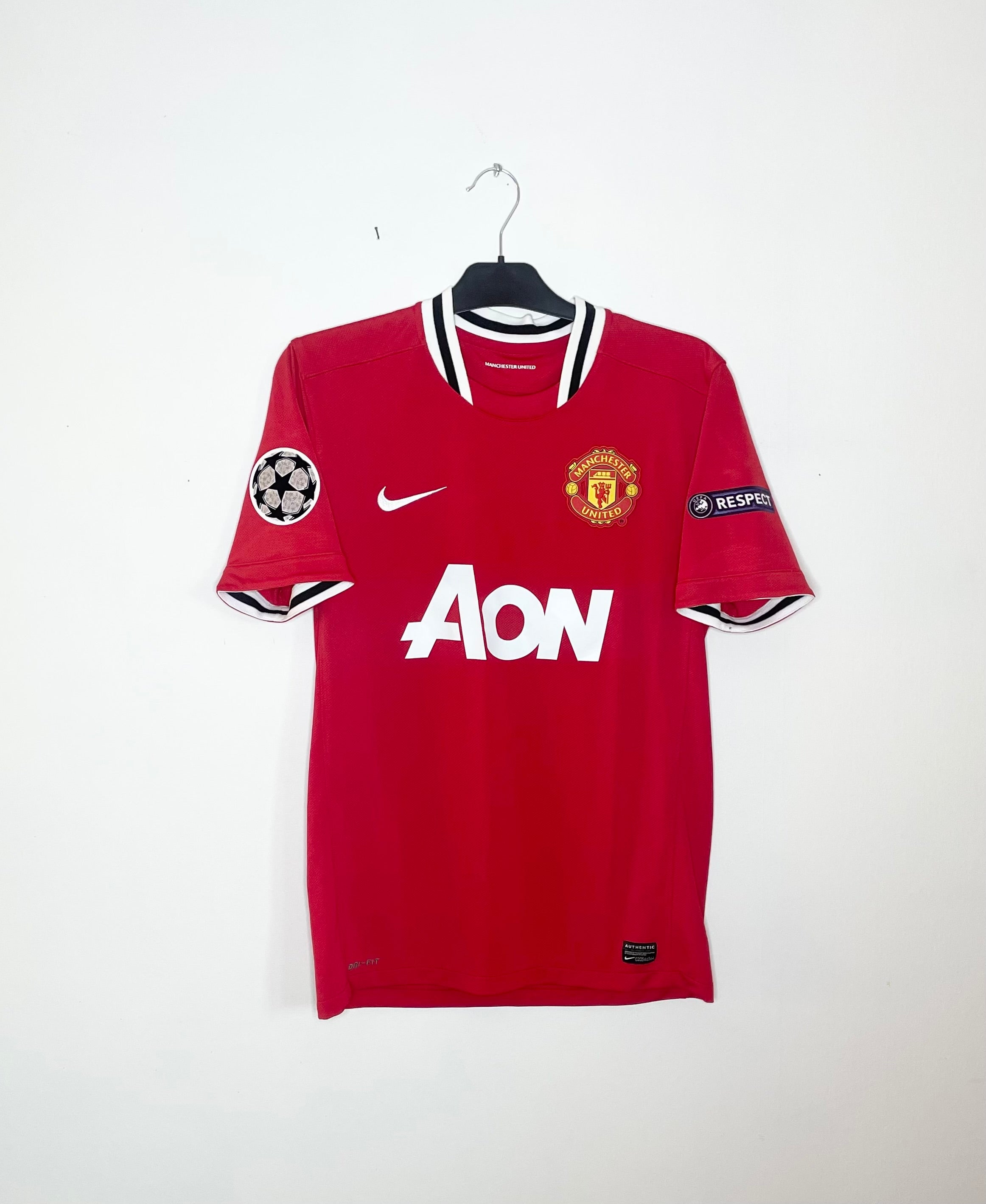 Manchester United 2011-12 UCL Home Shirt Rooney #10 Medium