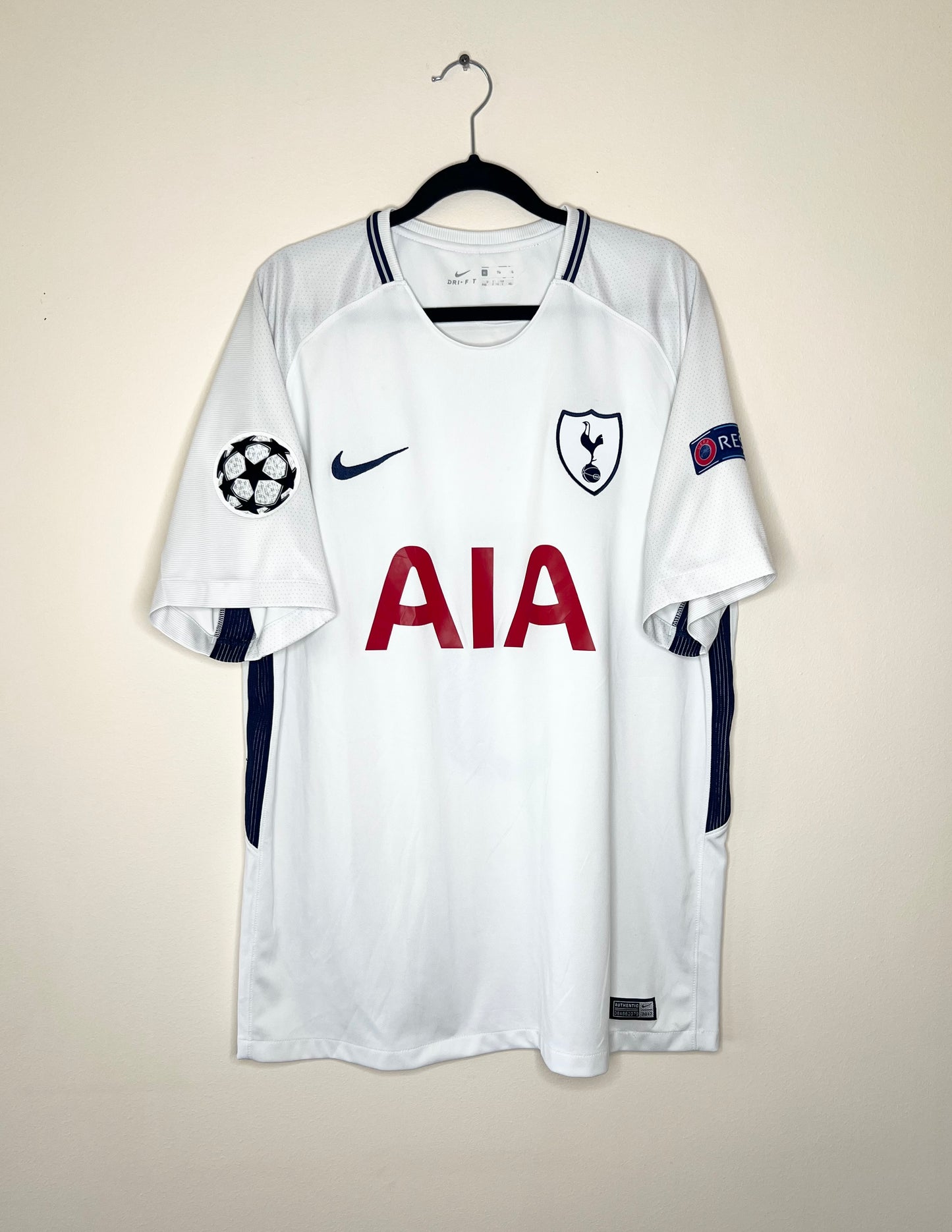 Tottenham Hotspur 2017-18 UCL Home Shirt Vertonghen #5 XL