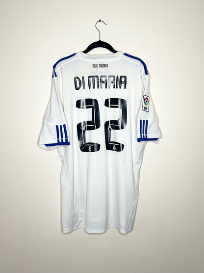 Real Madrid 2010-11 Home Shirt Di Maria #22 XL