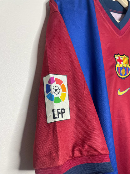 FC Barcelona 1998-99 Home Shirt Luis Enrique #21 Large