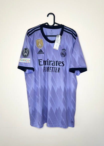 Real Madrid 2022-23 BNWT UCL Away Shirt Rodrygo #21 XL