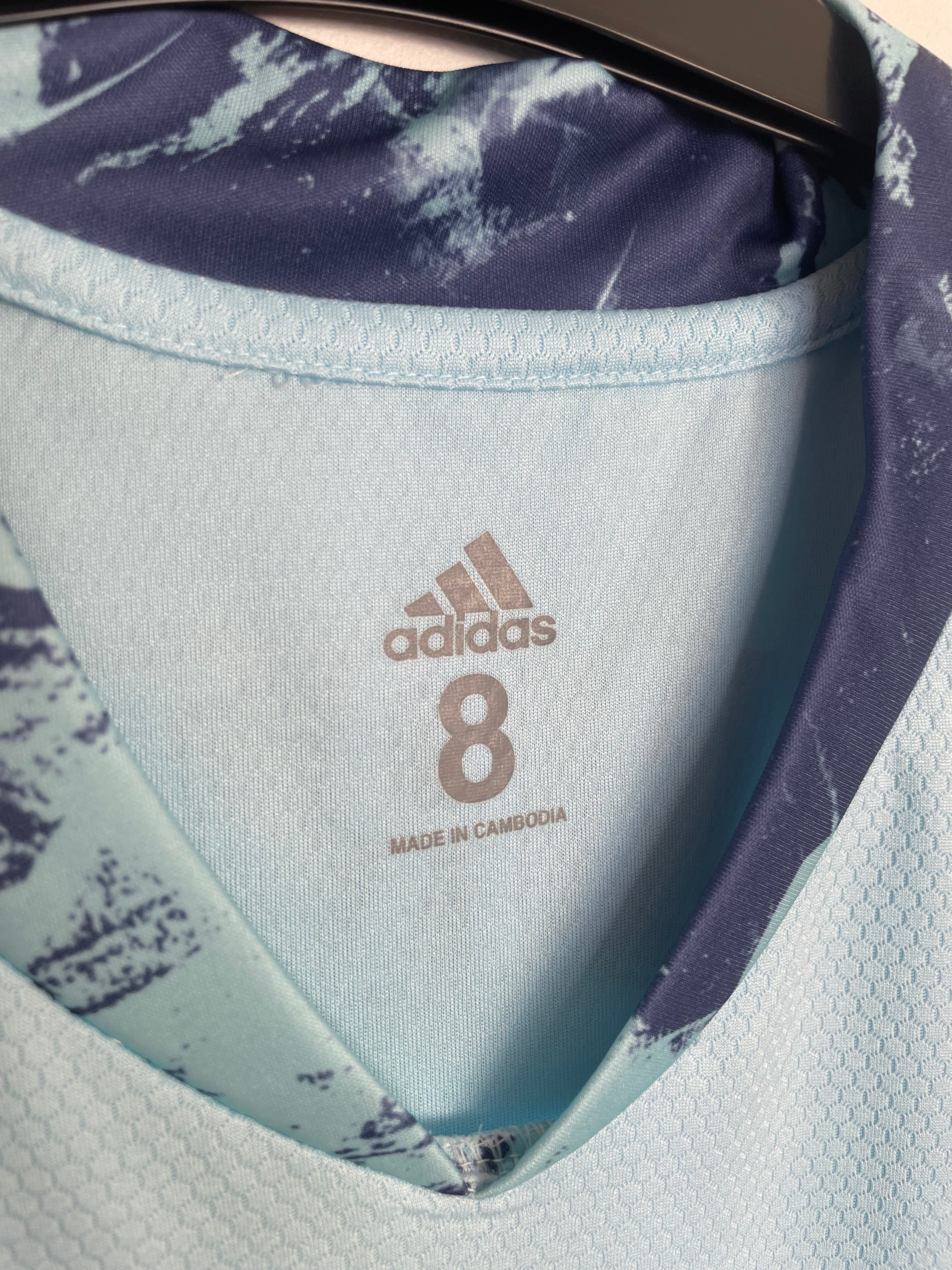 Real Madrid 2020-21 PLAYER VERSION Home GK Shirt Courtois #1 Size 8