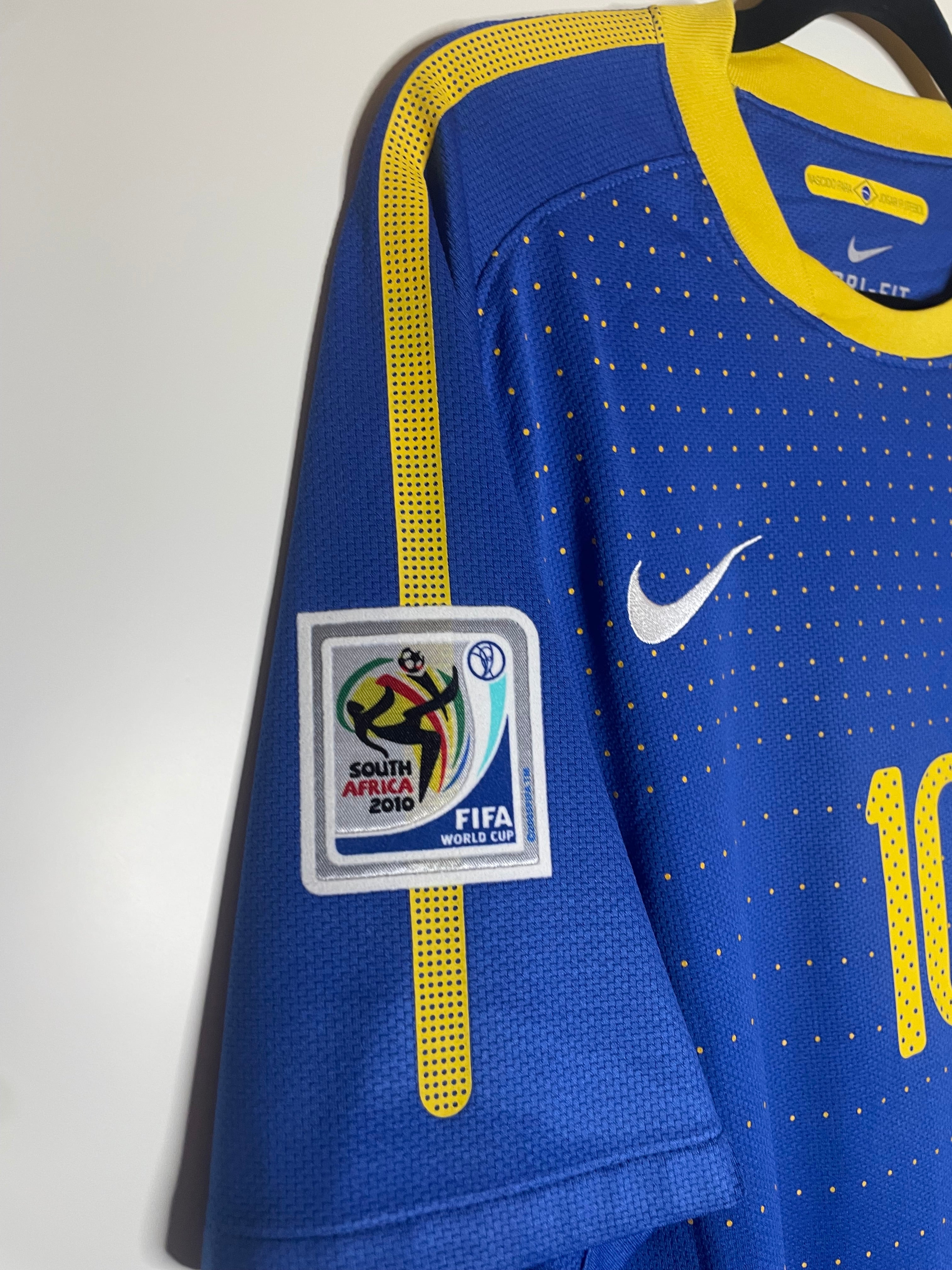 Brasilien VM 2010 Bortatröja Kaká #10 Medium