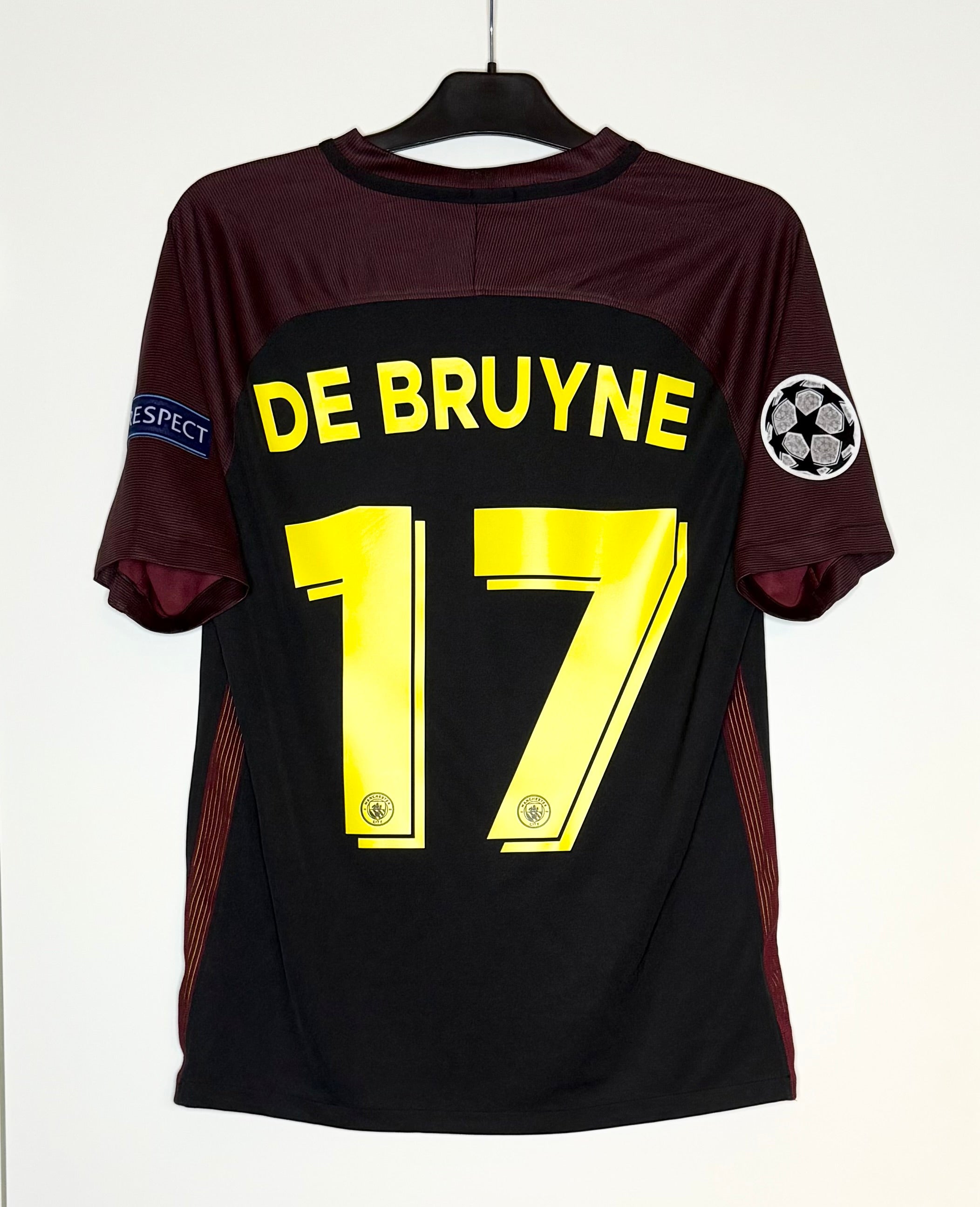 Manchester City 2016-17 UCL Bortatröja De Bruyne #17 Medium