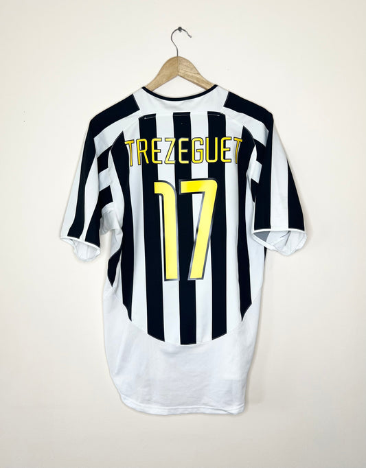 Juventus 2003-04 Home Shirt Trezeguet #17 Medium