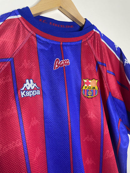 FC Barcelona 1997-98 Home Shirt Guardiola #4 Medium