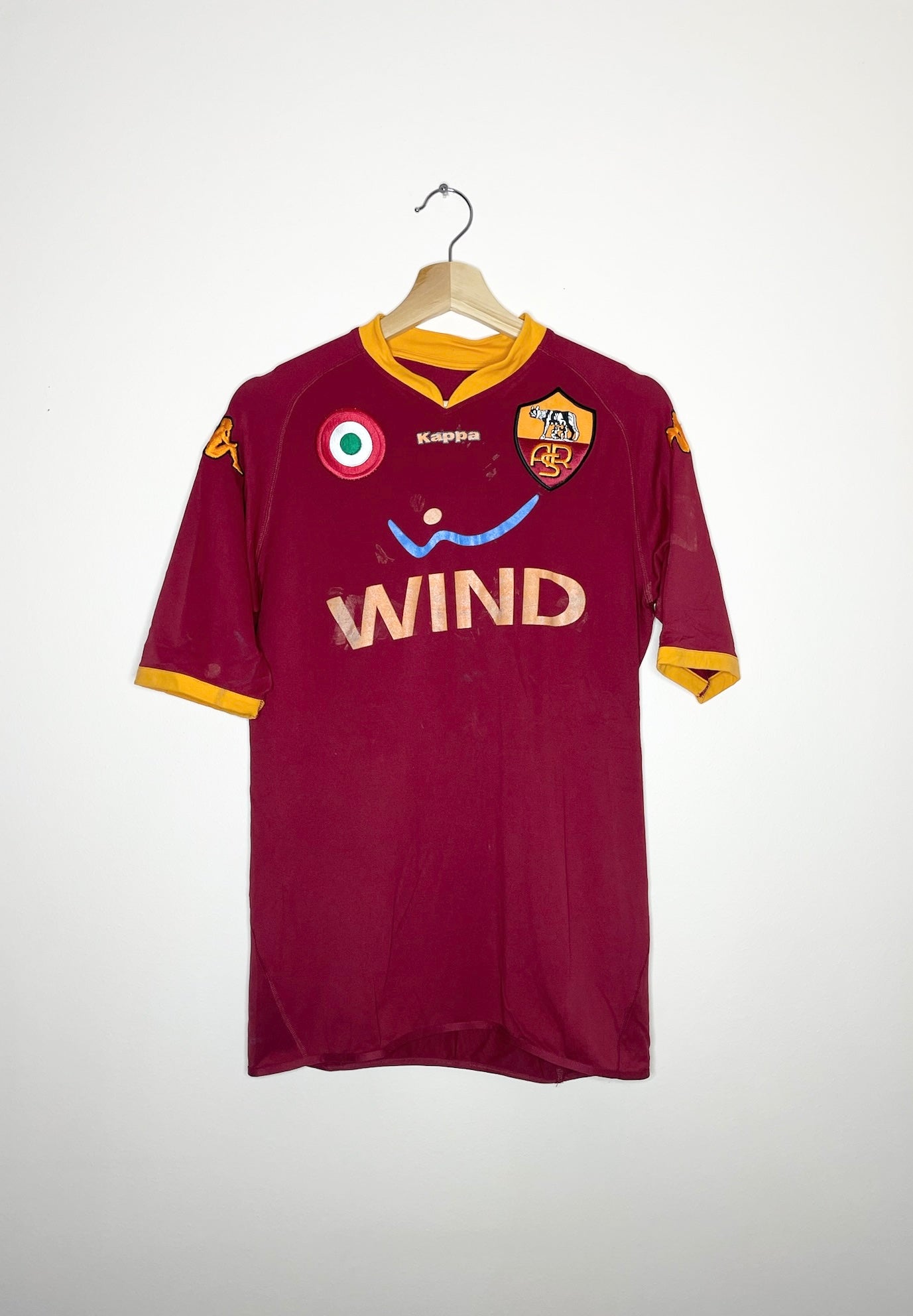 AS Roma 2007-08 Home Shirt Totti #10 Large