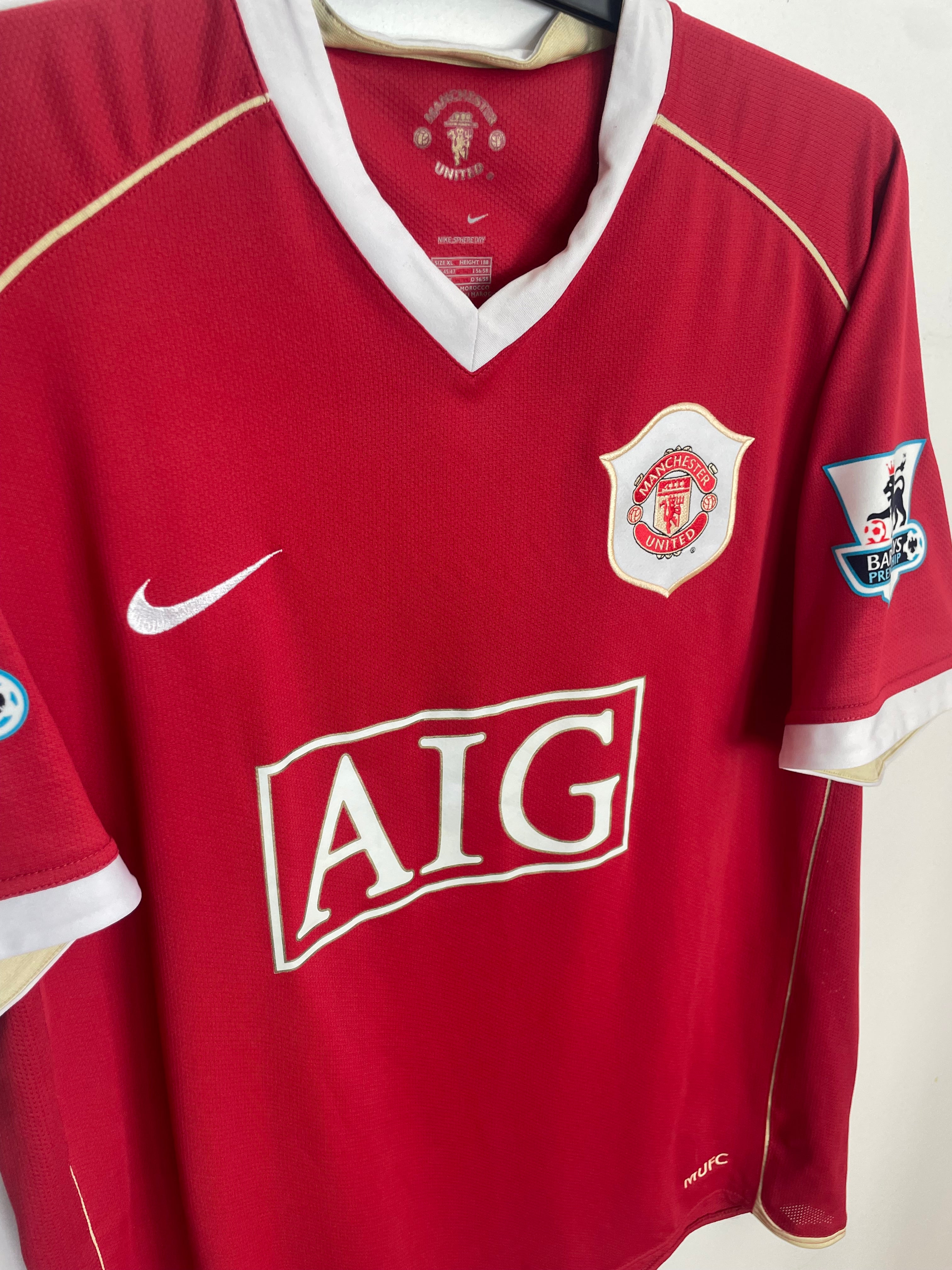 Manchester United 2006-07 Home Shirt Ronaldo #7 XL