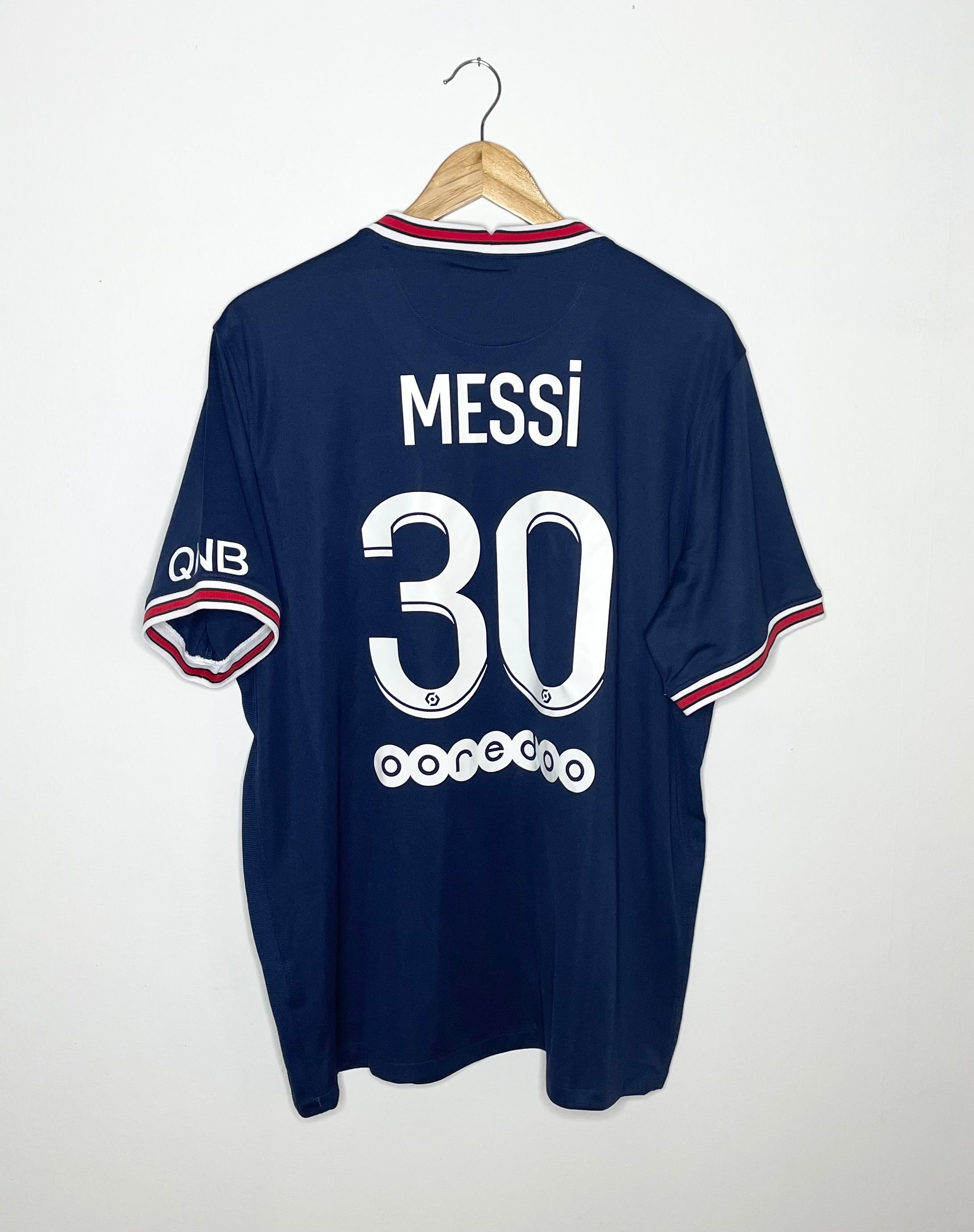 Paris Saint-Germain 2021-22 Home Shirt Messi #30 XL