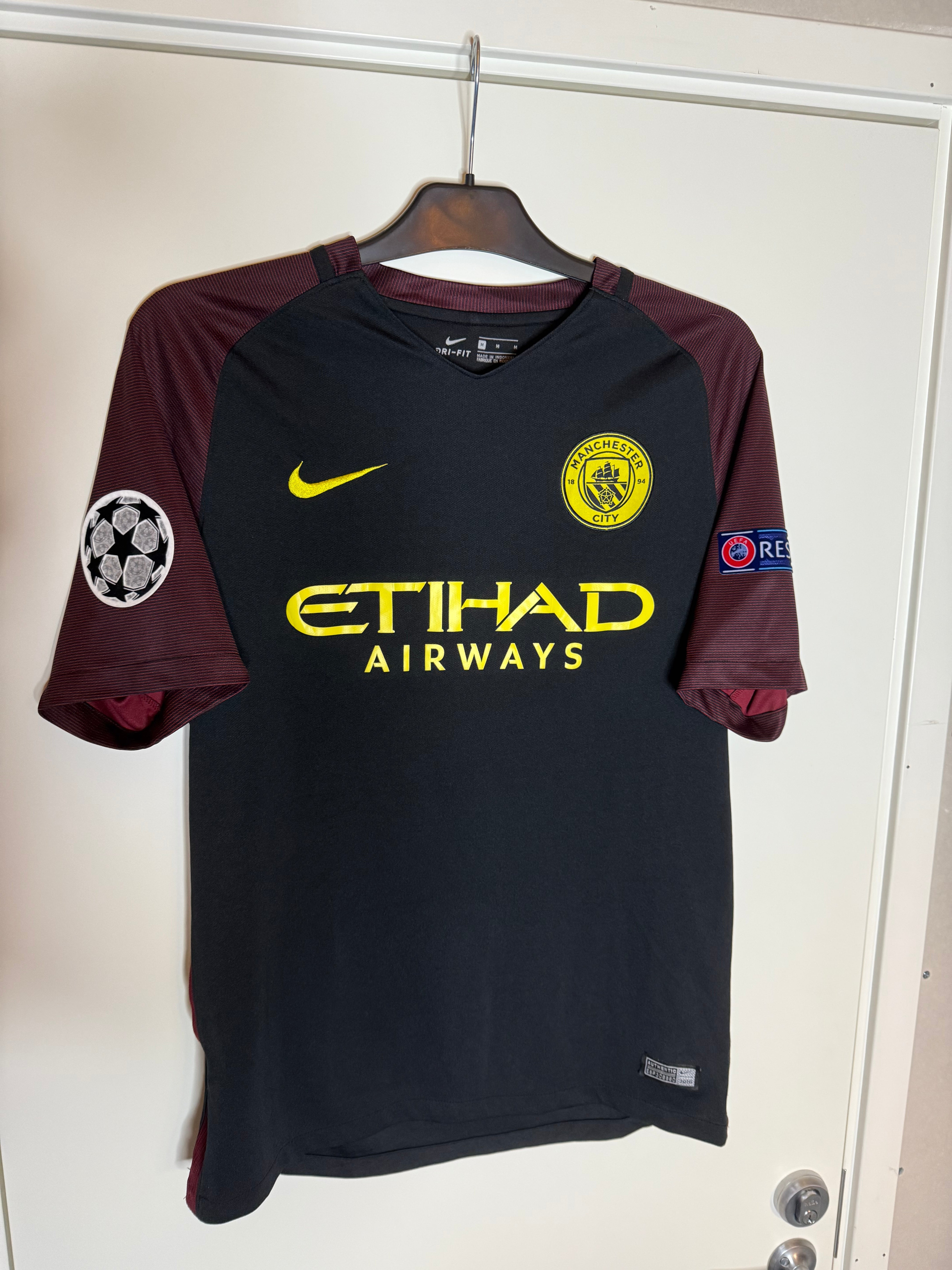 Manchester City 2016-17 UCL Bortatröja De Bruyne #17 Medium