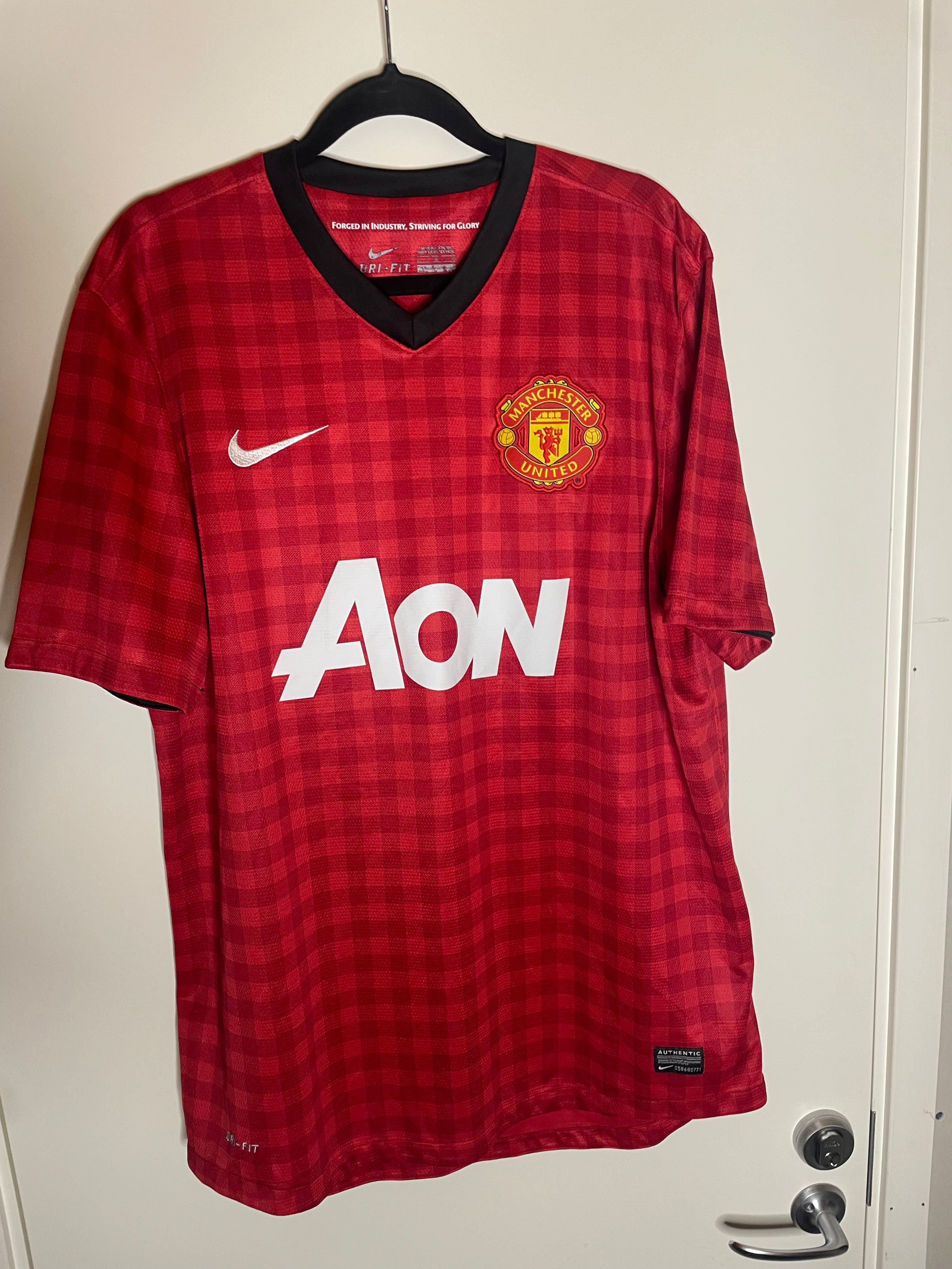 Manchester United 2012-13 Hemmatröja Vidic #15 Large