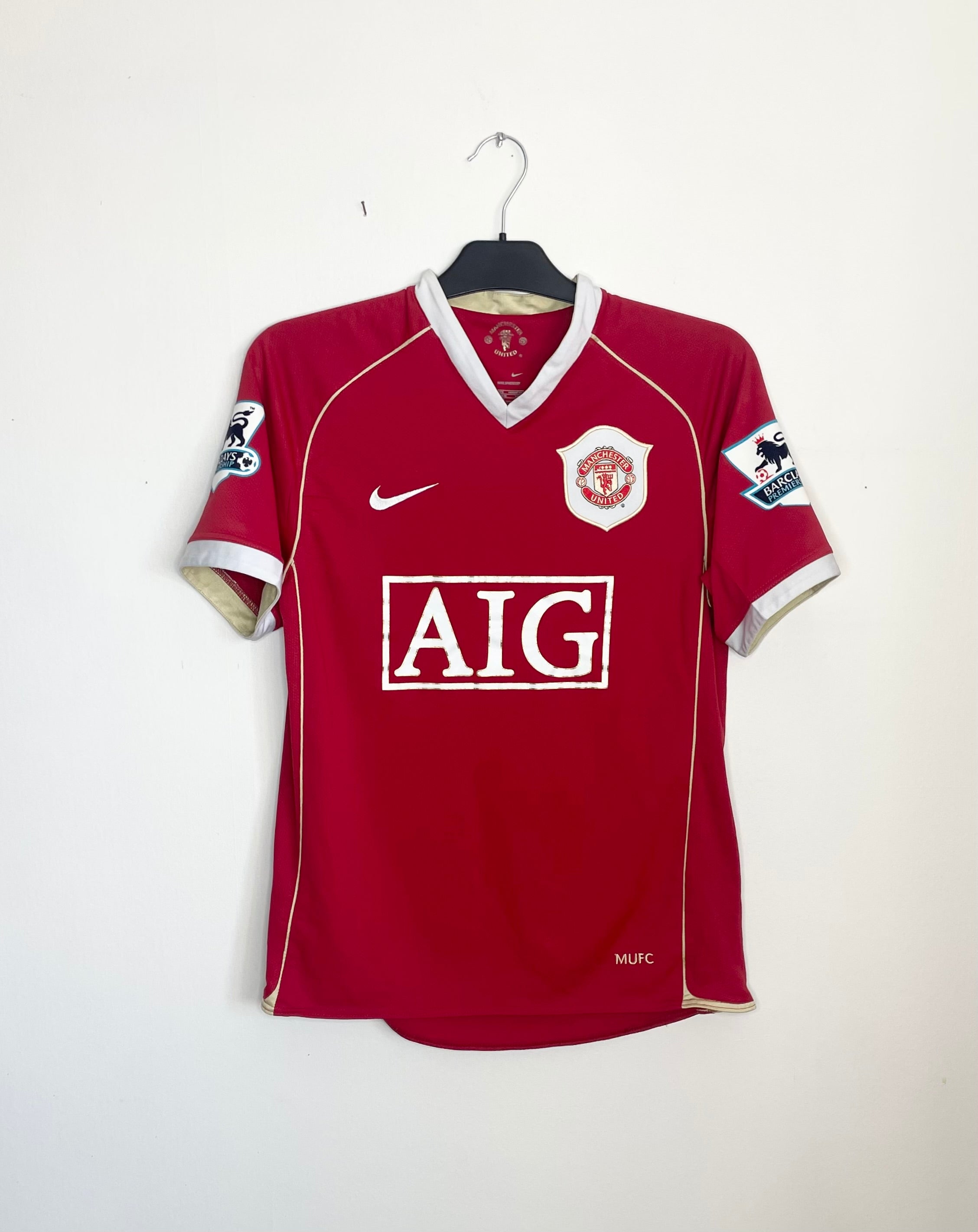 Manchester United 2006-07 Home Shirt Ronaldo #7 Small