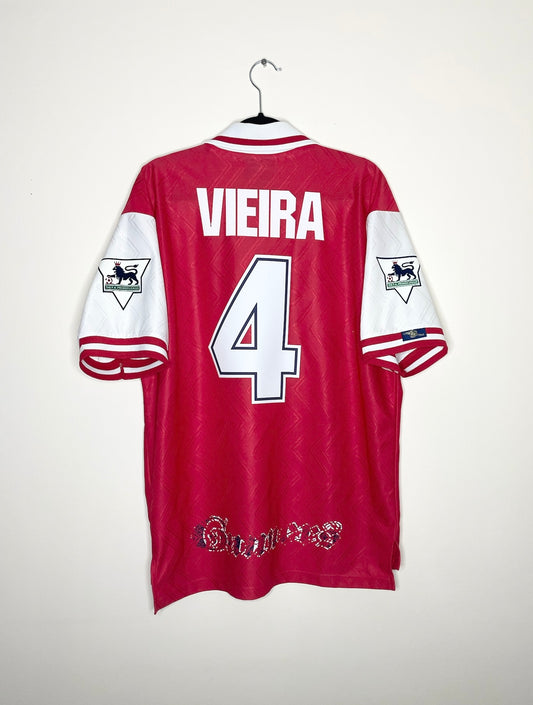 Arsenal 1996-1998 Home Shirt Vieira #4 Large