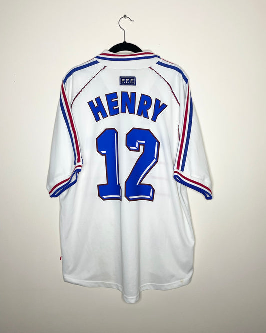 France 1998 Away Shirt Henry #12 XL