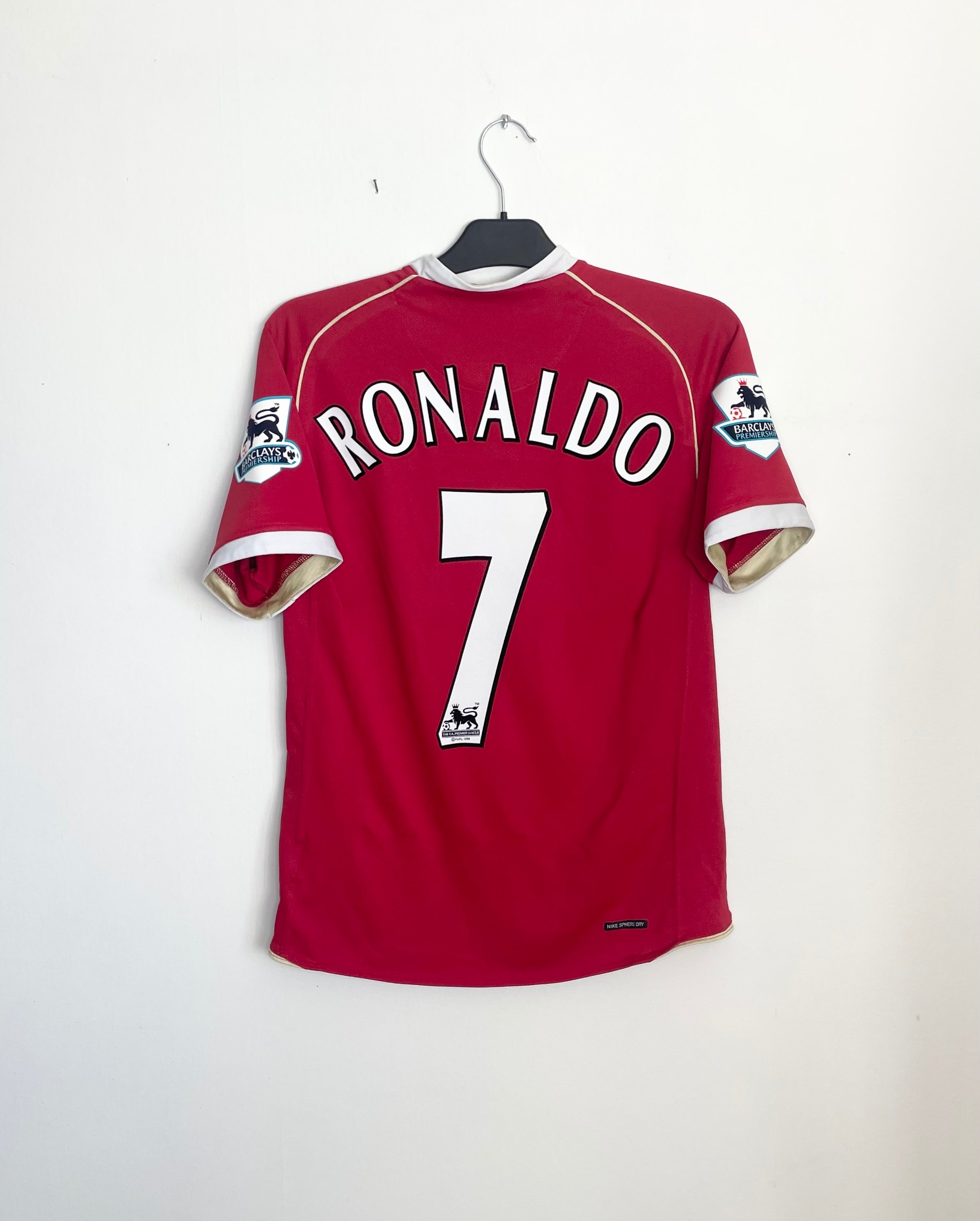 Manchester United 2006-07 Home Shirt Ronaldo #7 Small