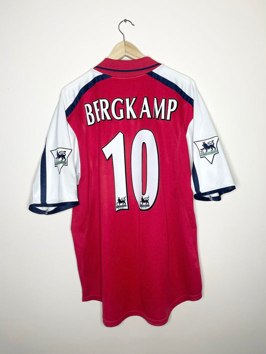 Arsenal 2000-02 Home Shirt Bergkamp #10 XL