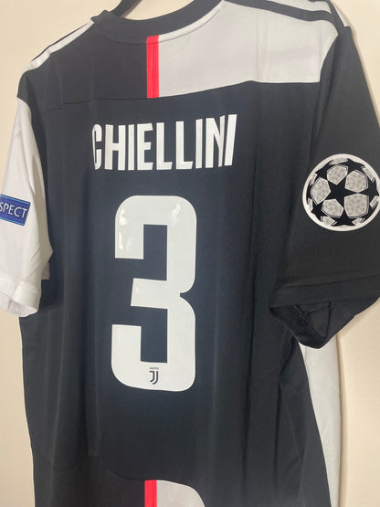 Juventus 2019-20 BNWT Home Shirt Cheillini #3 XL