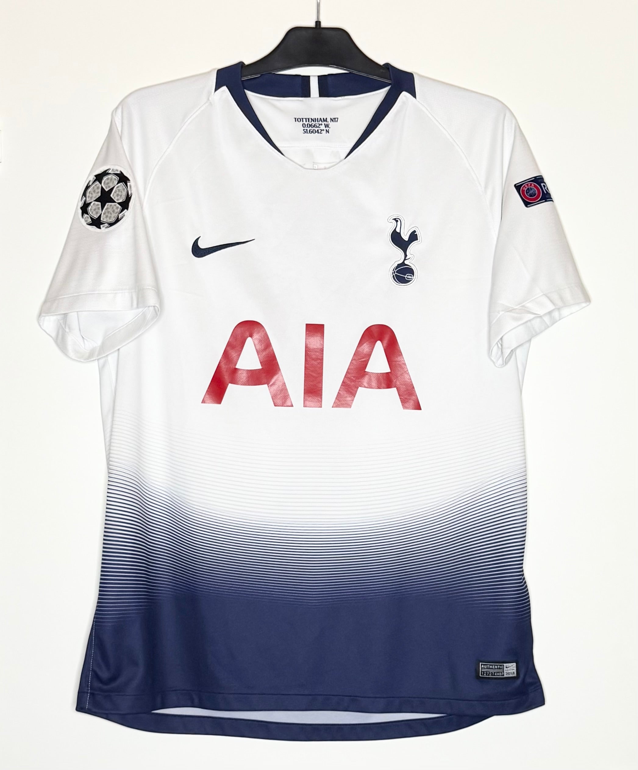 Tottenham Hotspur 2018-19 Hemmatröja Son #7 Large