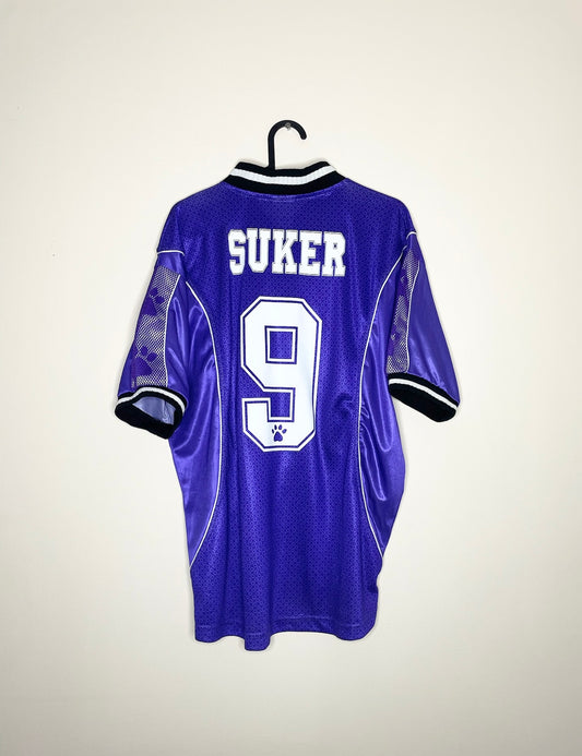 Real Madrid 1997-98 Away Shirt Suker #9 Medium