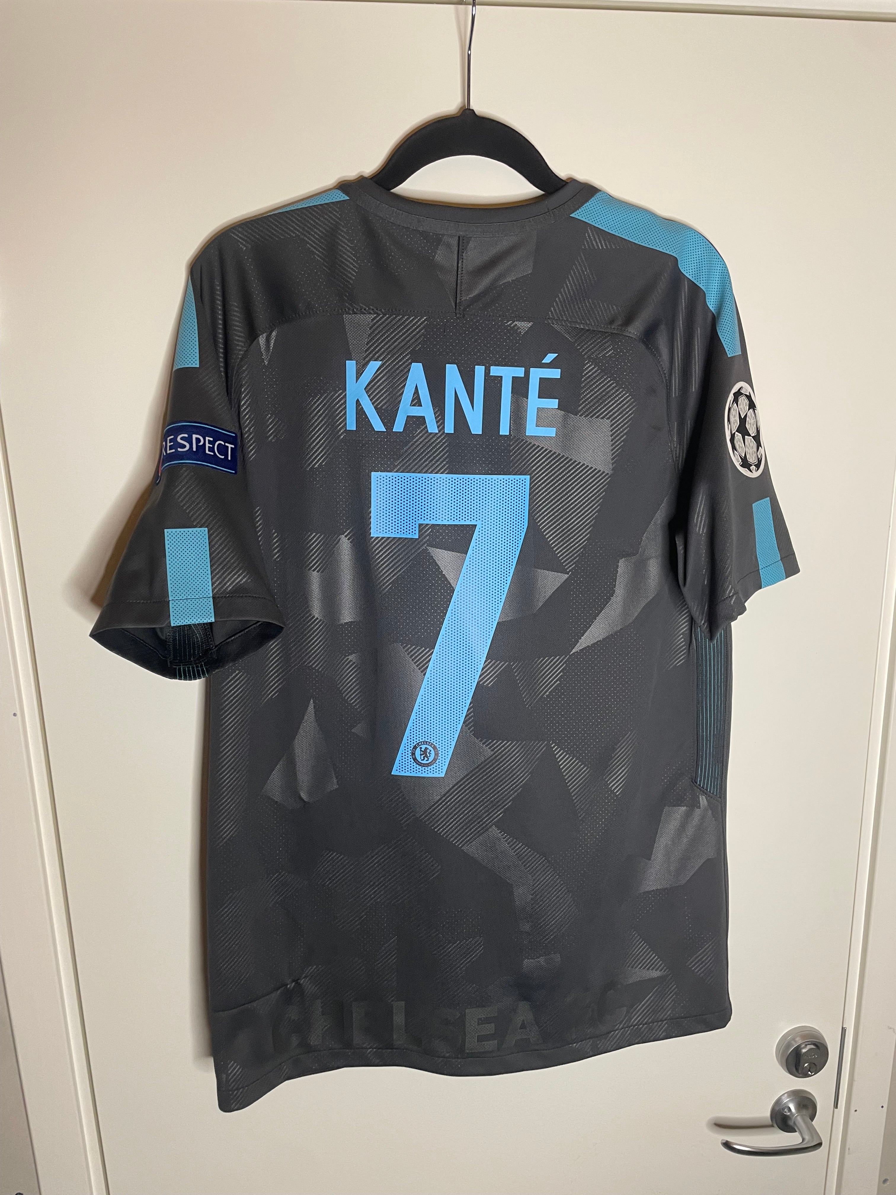 Chelsea 2017-18 UCL Bortatröja Kante #7 Medium