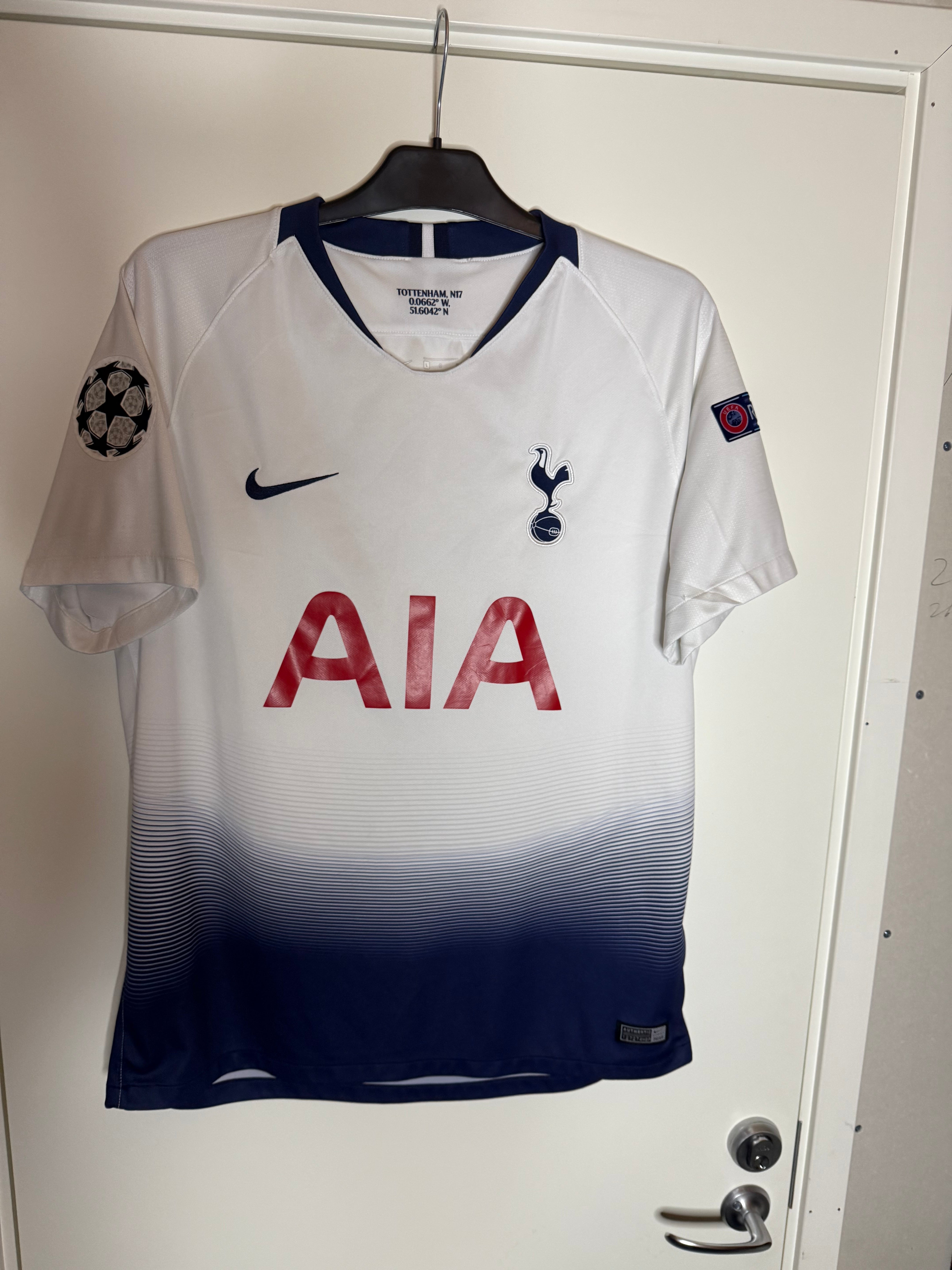 Tottenham Hotspur 2018-19 Hemmatröja Son #7 Large