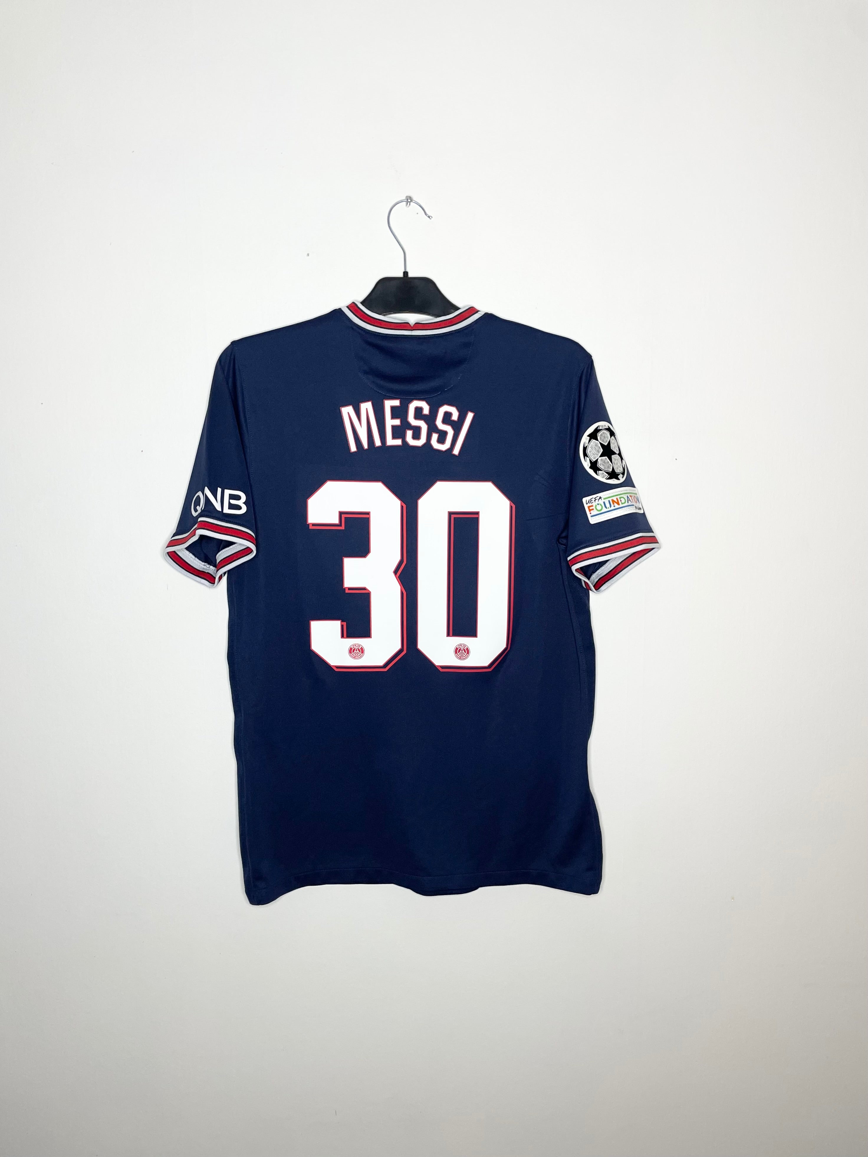 Paris Saint-Germain 2021-22 UCL Hemmatröja Messi #30 Medium