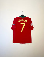 Portugal 2008 EURO Hemmatröja Ronaldo #7 Medium