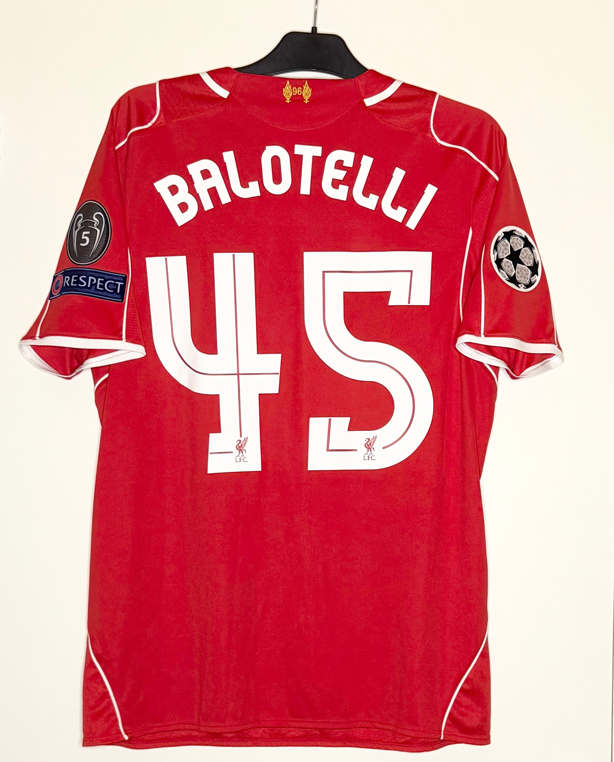Liverpool 2014-15 UCL Hemmatröja Balotelli #45 Large