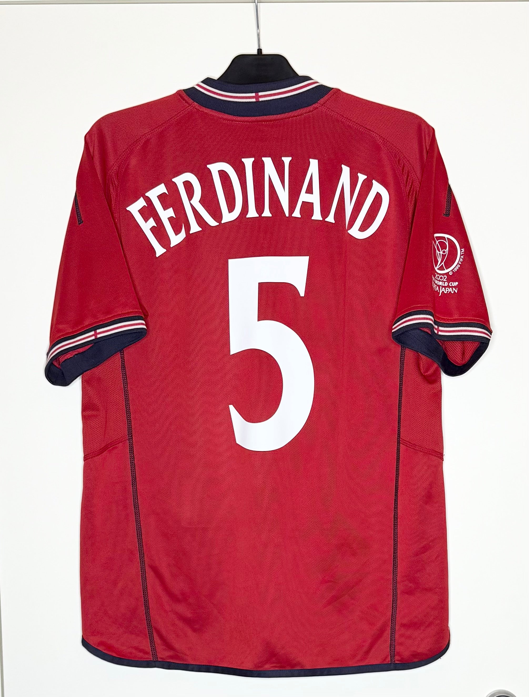 England 2002 Bortatröja Ferdinand #5 Medium