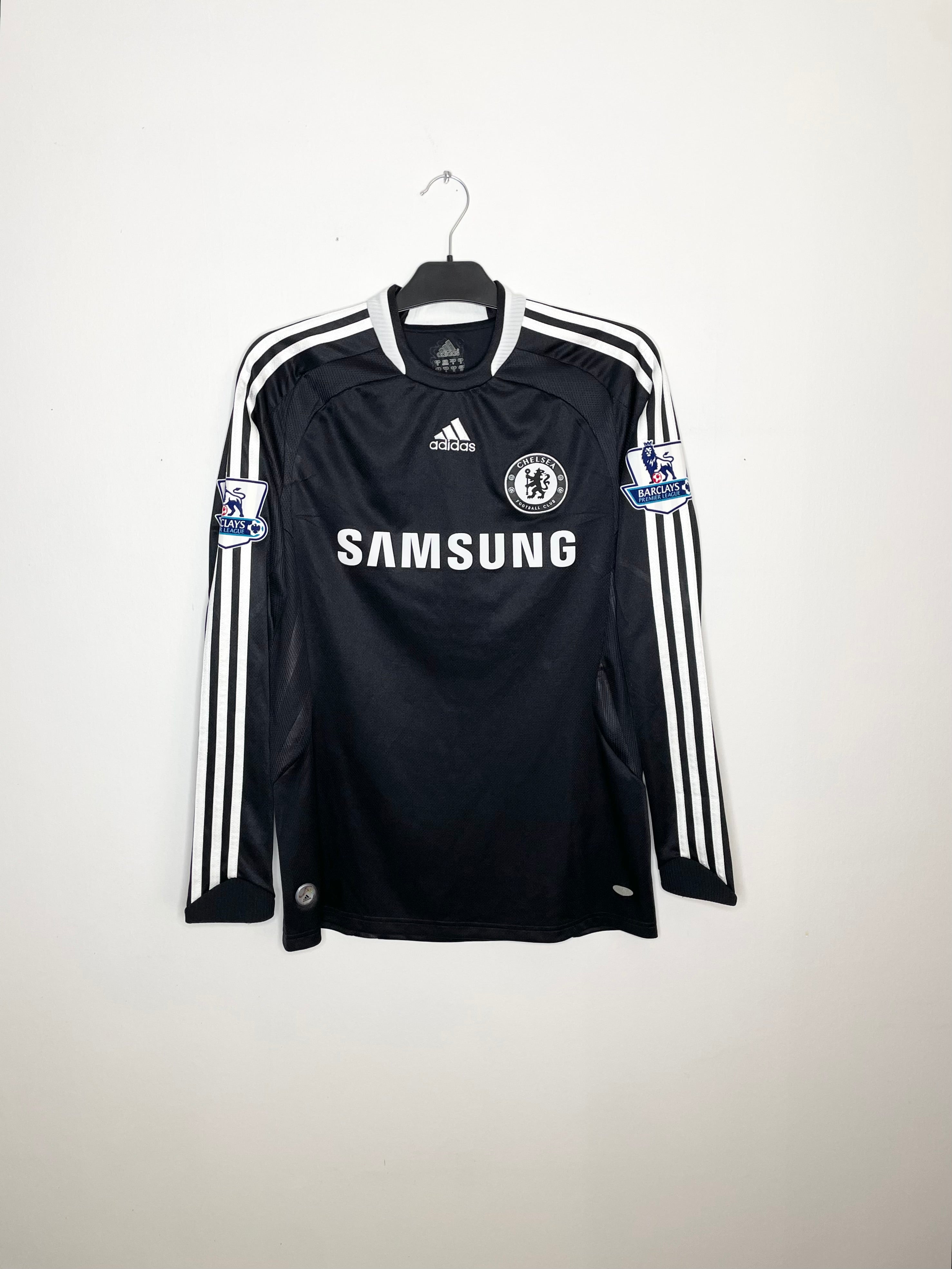 Chelsea 2008-09 Långärmad Bortatröja Drogba #11 Small