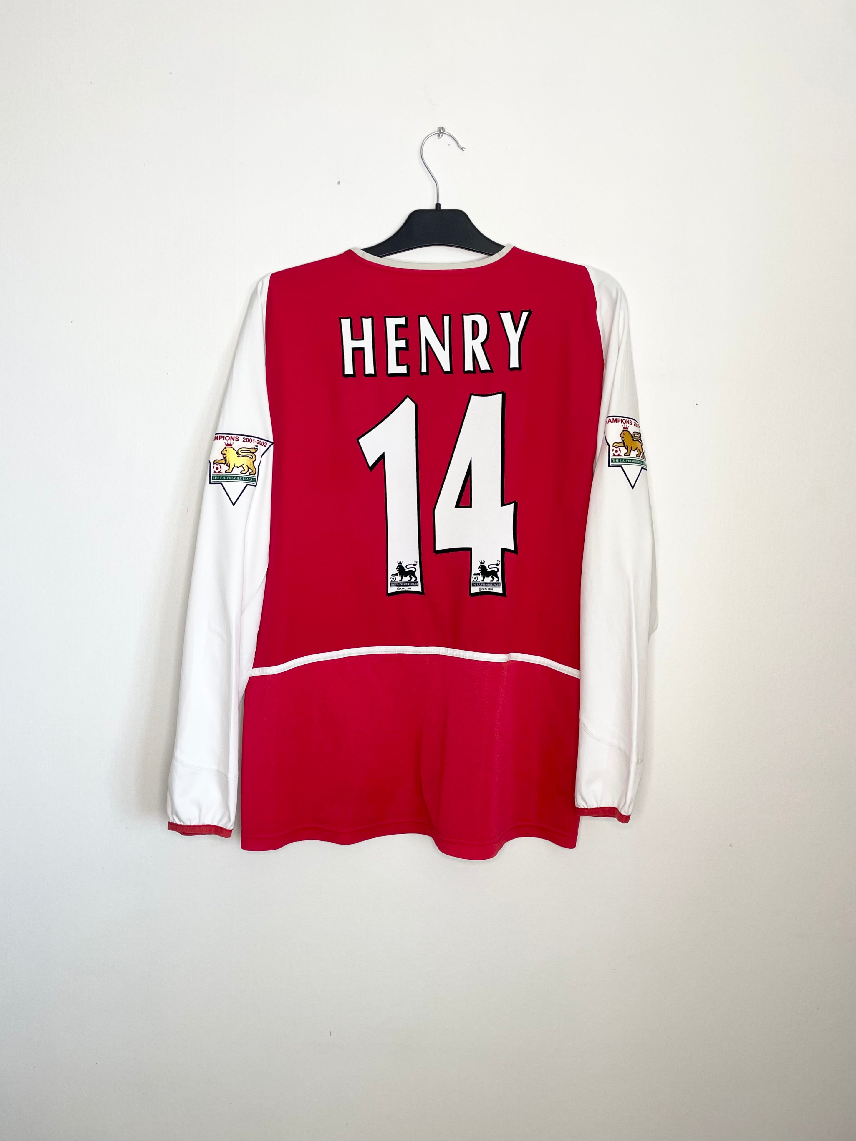 Arsenal 2002-03 Hemmatröja Långärmad Henry #14 Large