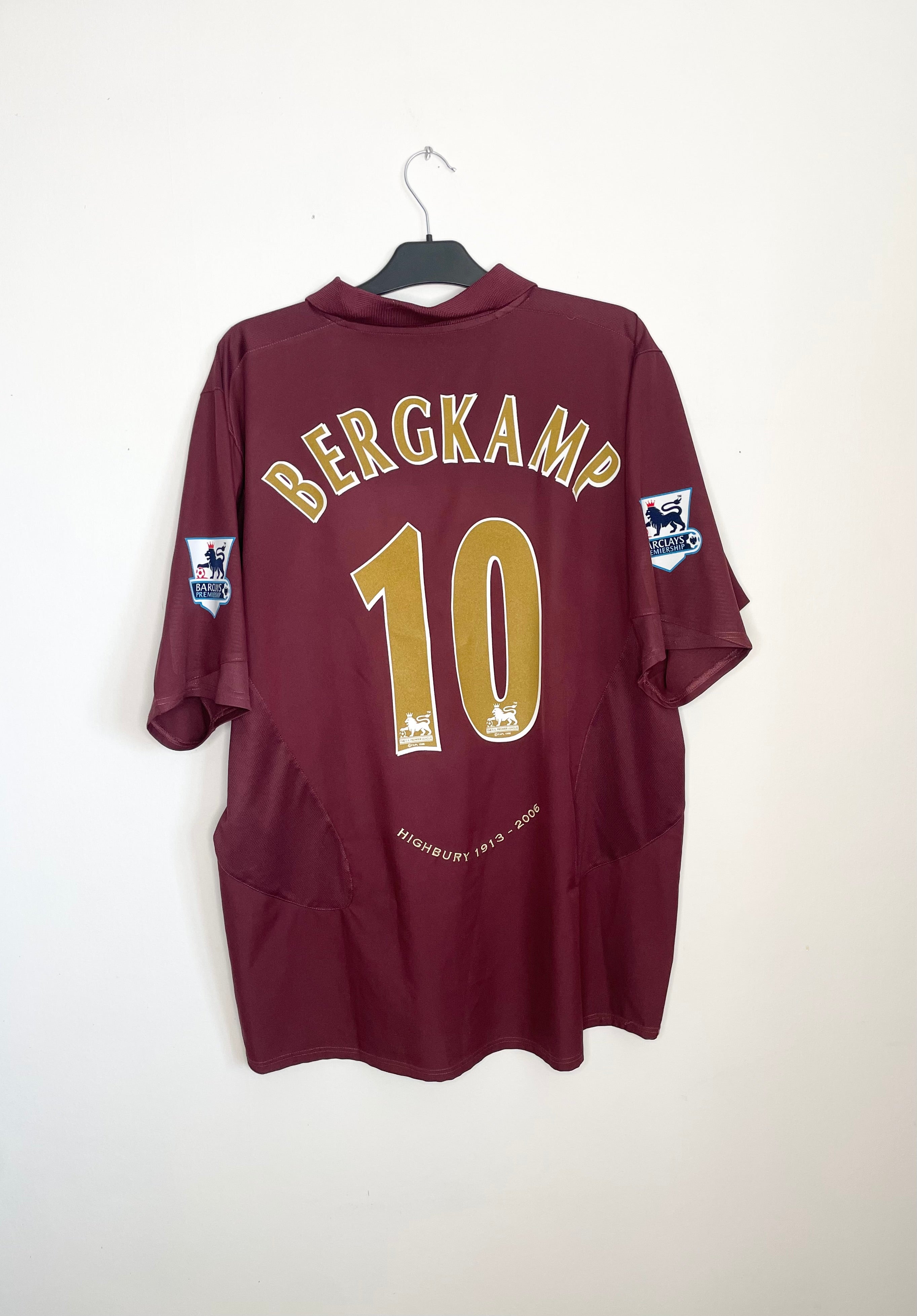 Arsenal 2005-06 Hemmatröja Bergkamp #10 XXL
