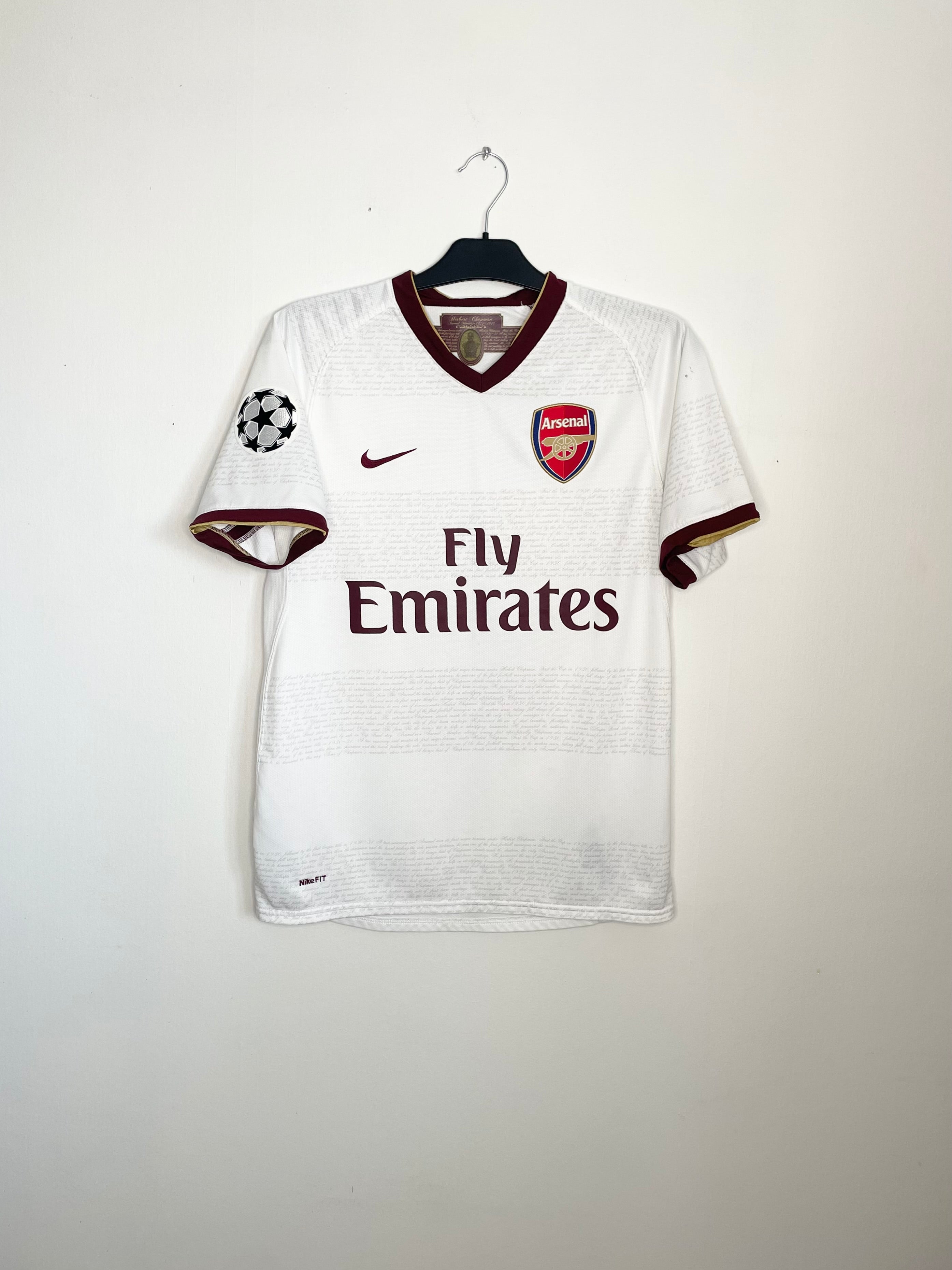 Arsenal 2007-08 UCL Bortatröja Fabregas #4 Small