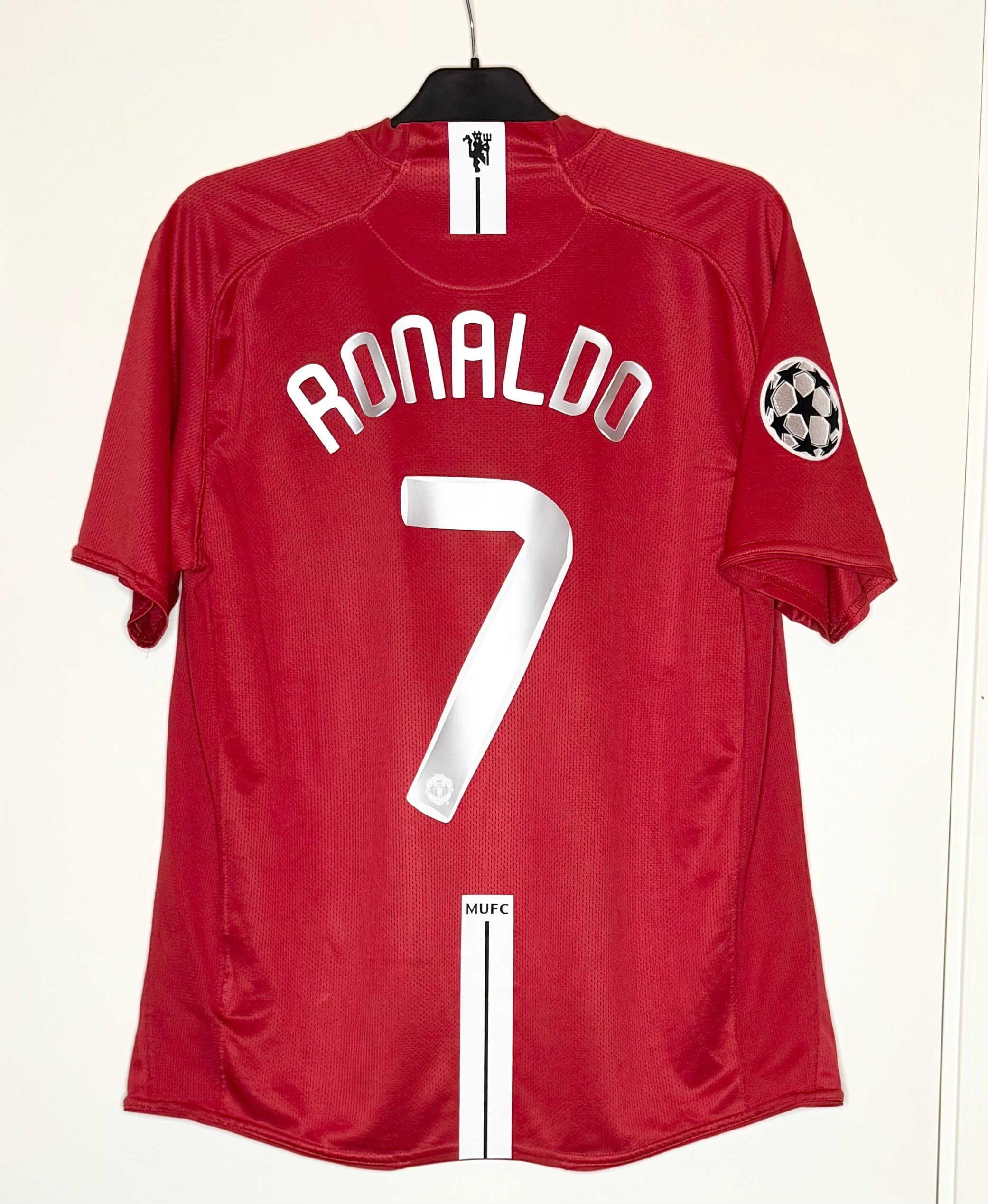 Manchester United 2007-08 UCL Hemmatröja Ronaldo #7 XL