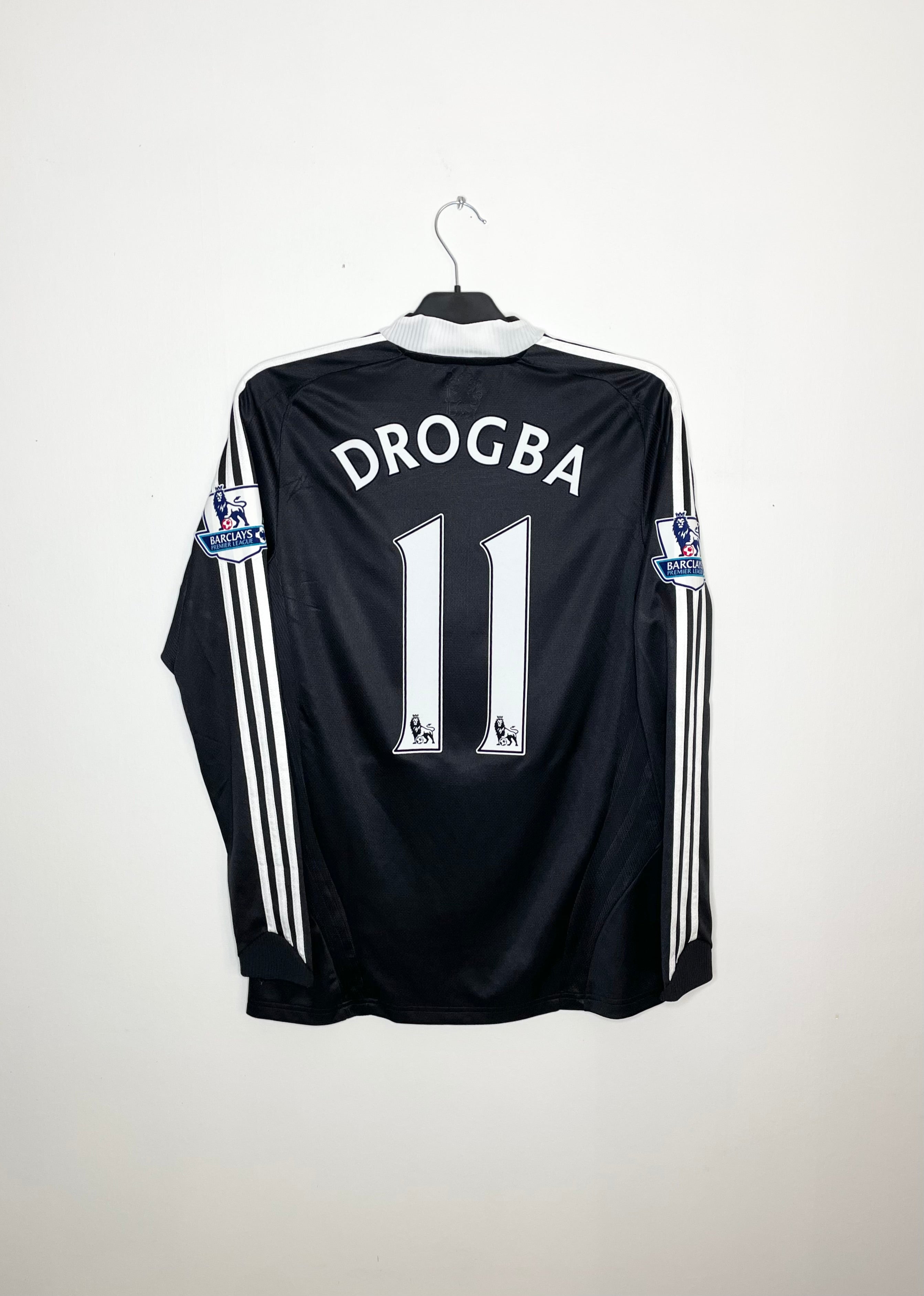 Chelsea 2008-09 Långärmad Bortatröja Drogba #11 Small