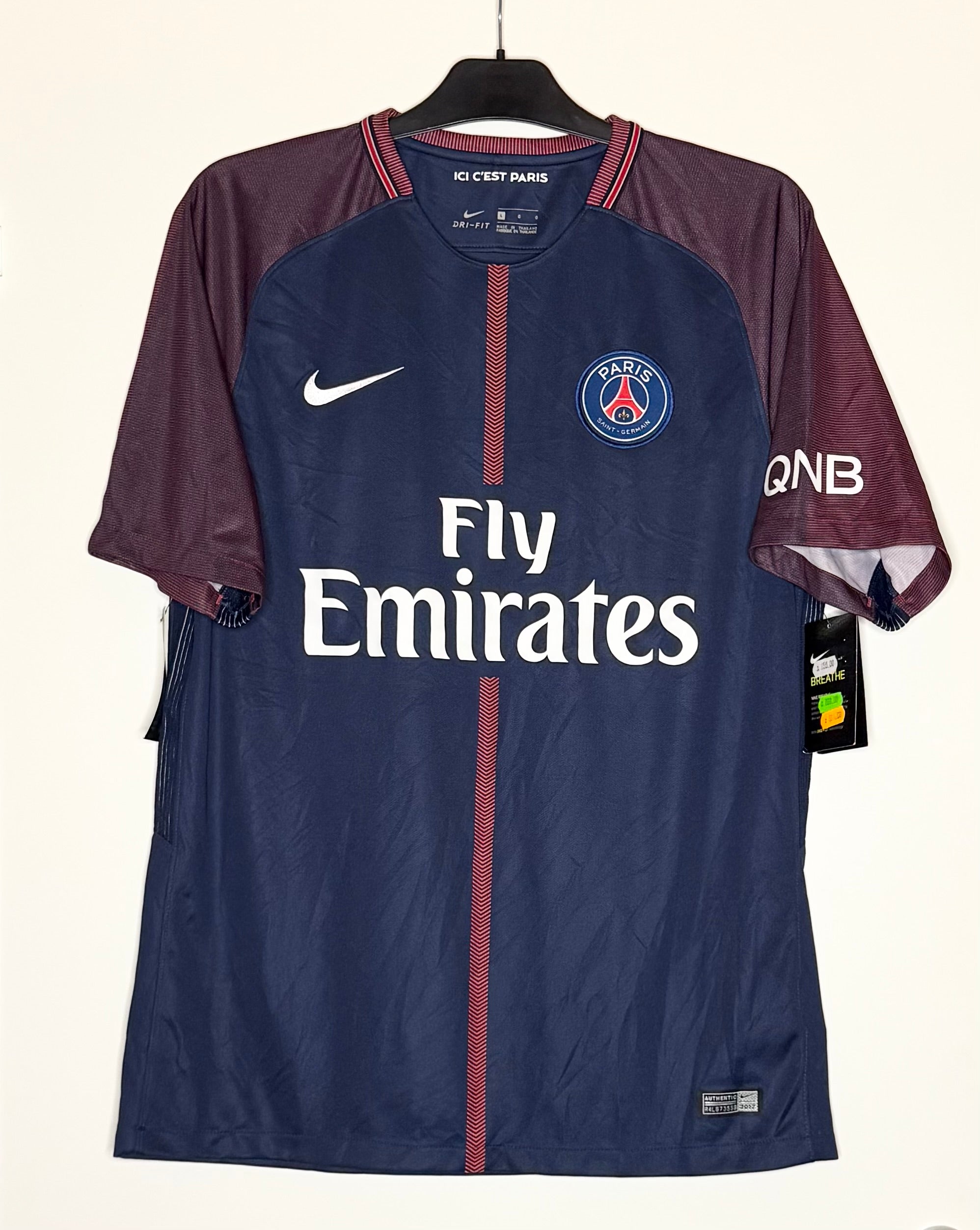 Paris Saint-Germain 2017-18 BNWT Hemmatröja Mbappe #29 Large